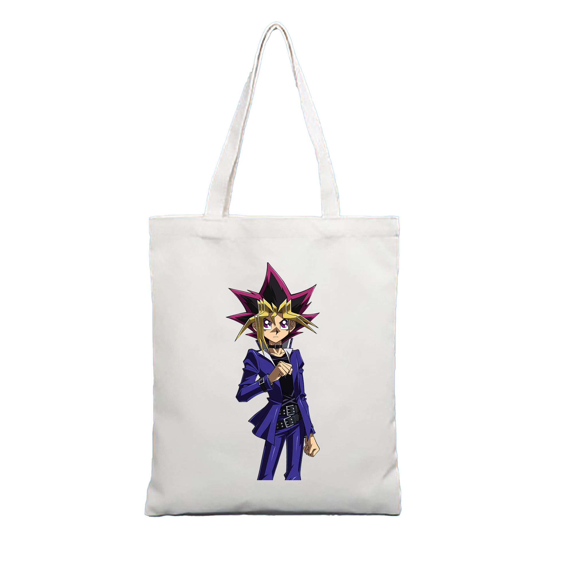 （画像用） 遊☆戯☆王 Yu-Gi-Oh! 縦型キャンバス生地手提げバッグ　トートバッグ