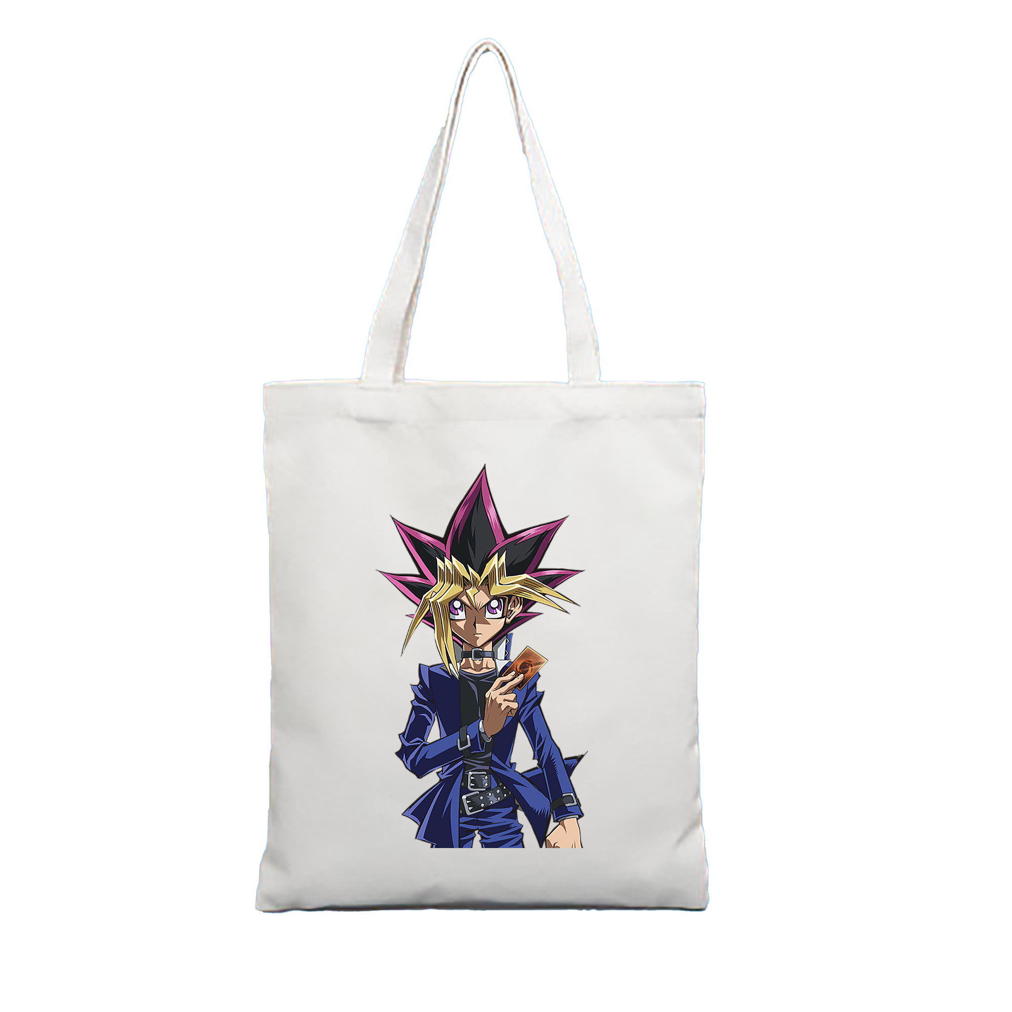 （画像用） 遊☆戯☆王 Yu-Gi-Oh! 縦型キャンバス生地手提げバッグ　トートバッグ