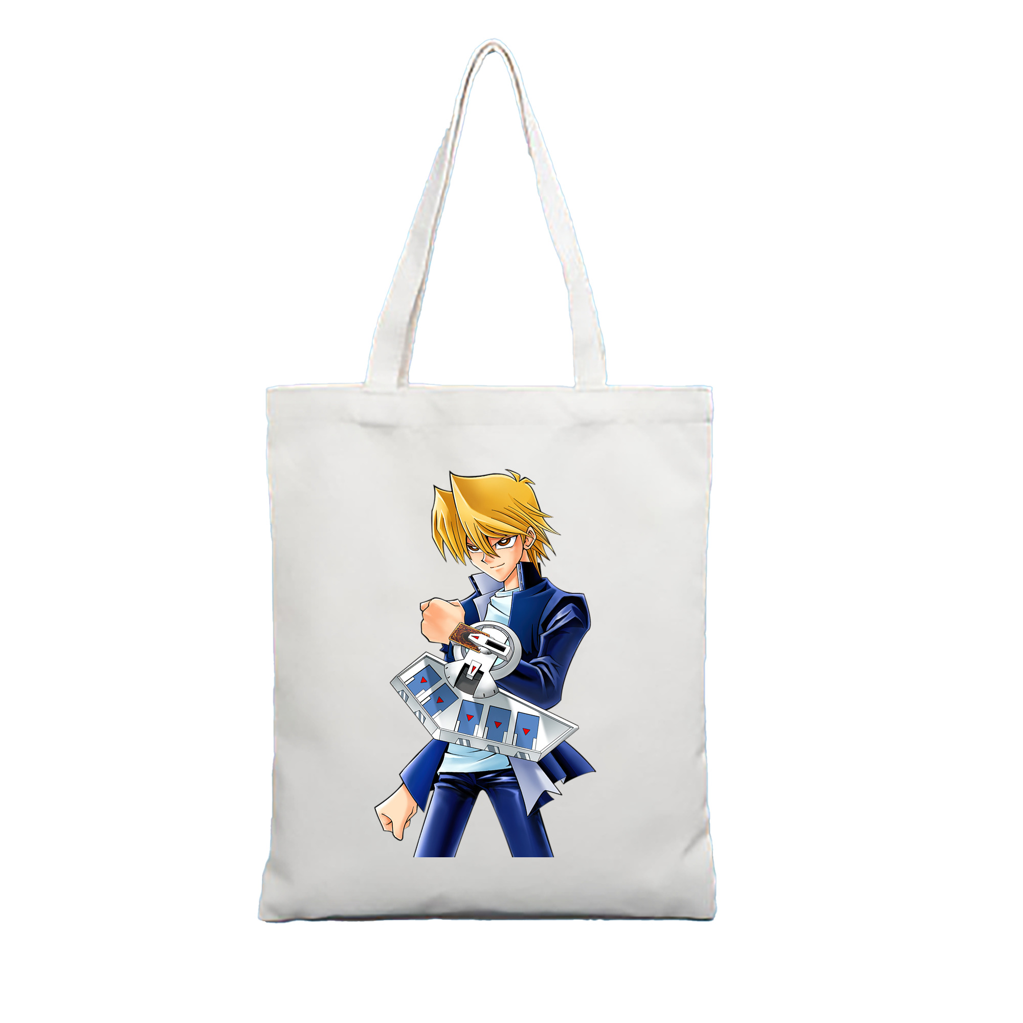 （画像用） 遊☆戯☆王 Yu-Gi-Oh! 縦型キャンバス生地手提げバッグ　トートバッグ