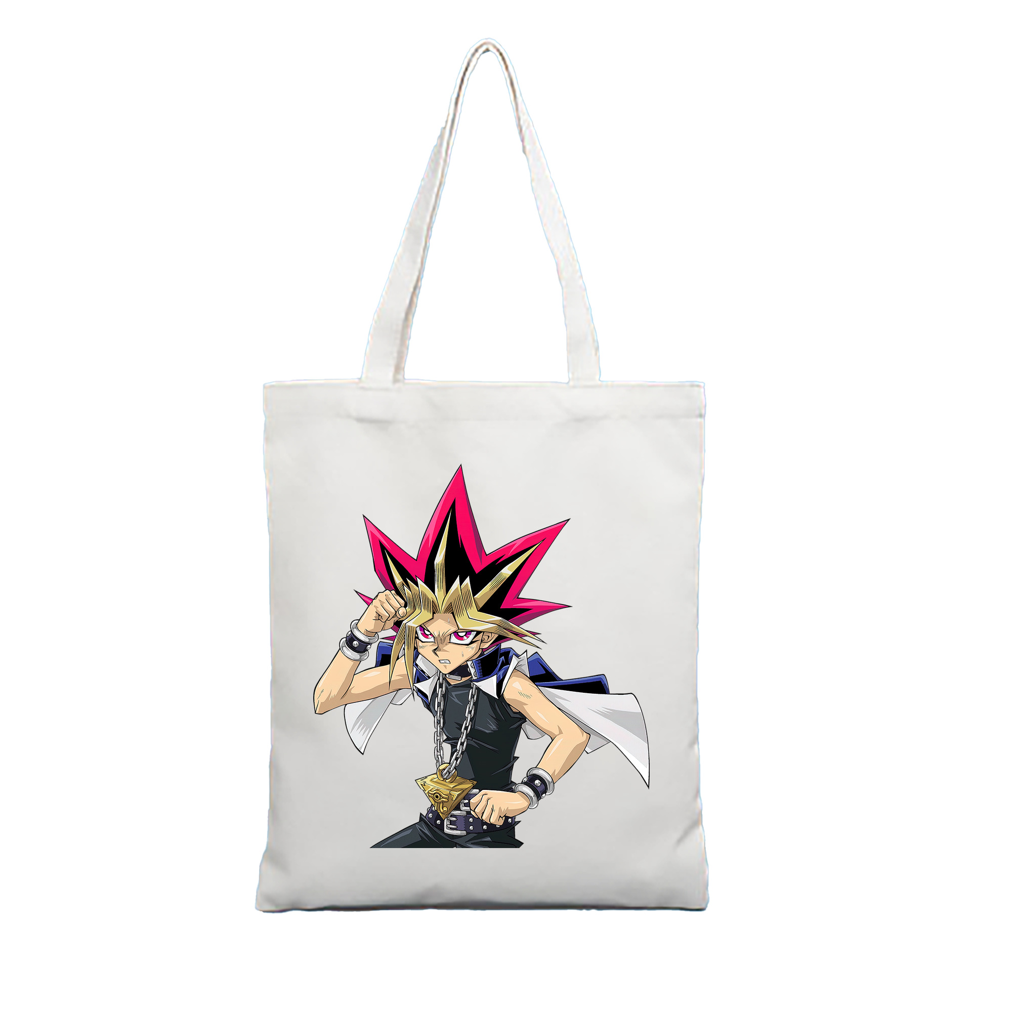 （画像用） 遊☆戯☆王 Yu-Gi-Oh! 縦型キャンバス生地手提げバッグ　トートバッグ