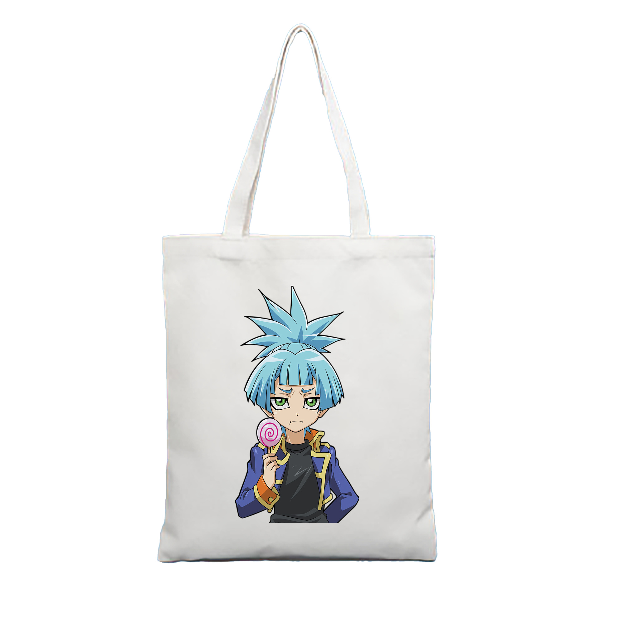 （画像用） 遊☆戯☆王 Yu-Gi-Oh! 縦型キャンバス生地手提げバッグ　トートバッグ