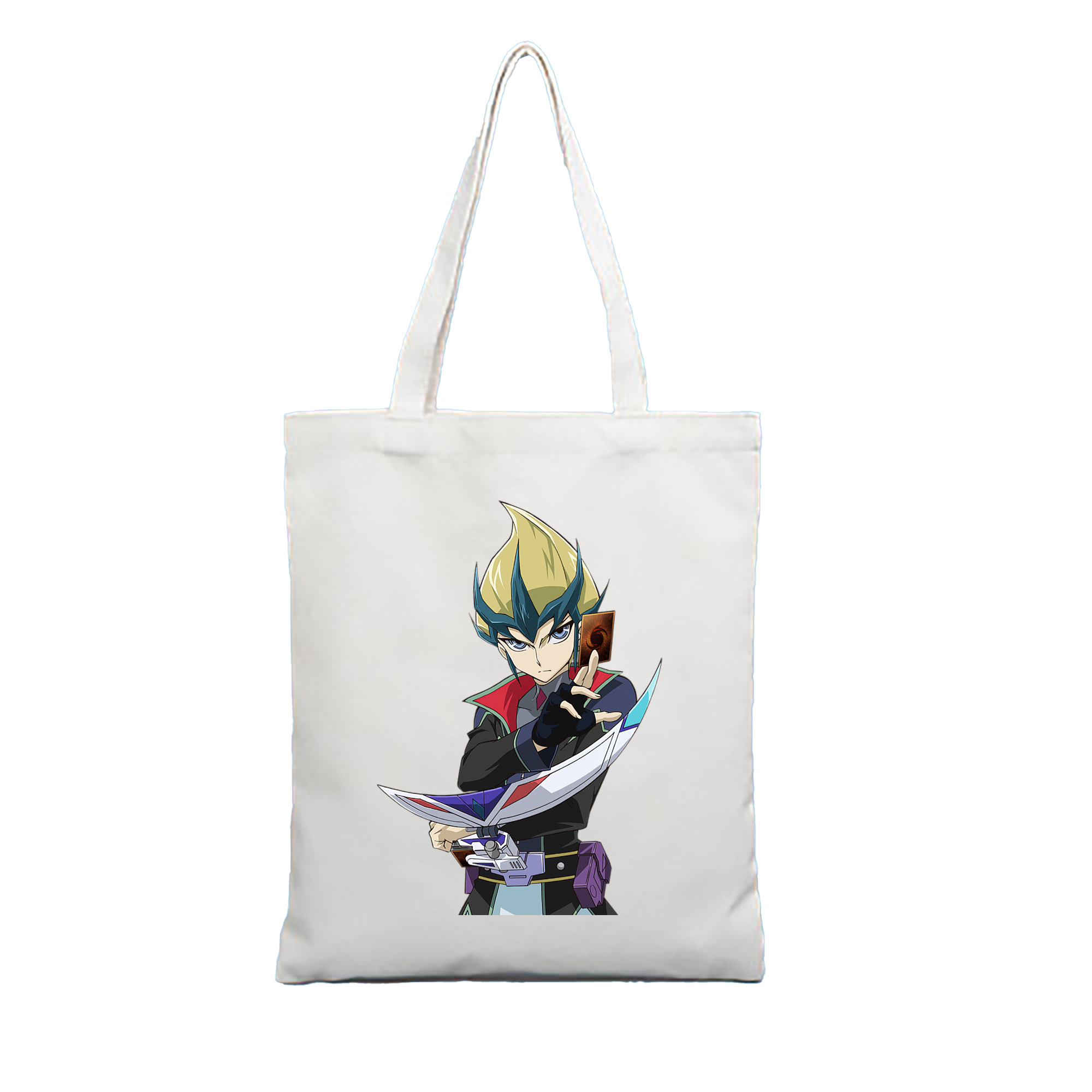 （画像用） 遊☆戯☆王 Yu-Gi-Oh! 縦型キャンバス生地手提げバッグ　トートバッグ