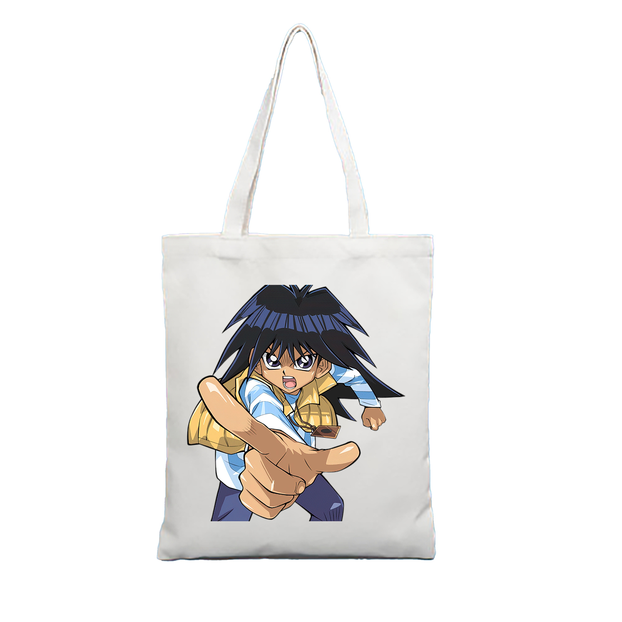 （画像用） 遊☆戯☆王 Yu-Gi-Oh! 縦型キャンバス生地手提げバッグ　トートバッグ