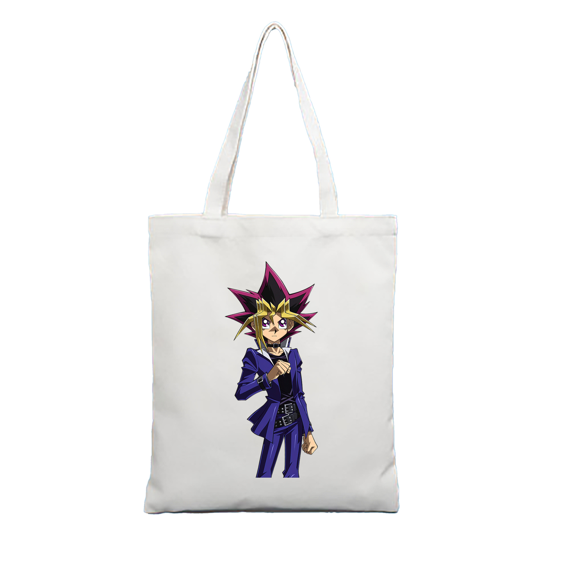 （画像用） 遊☆戯☆王 Yu-Gi-Oh! 縦型キャンバス生地手提げバッグ　トートバッグ
