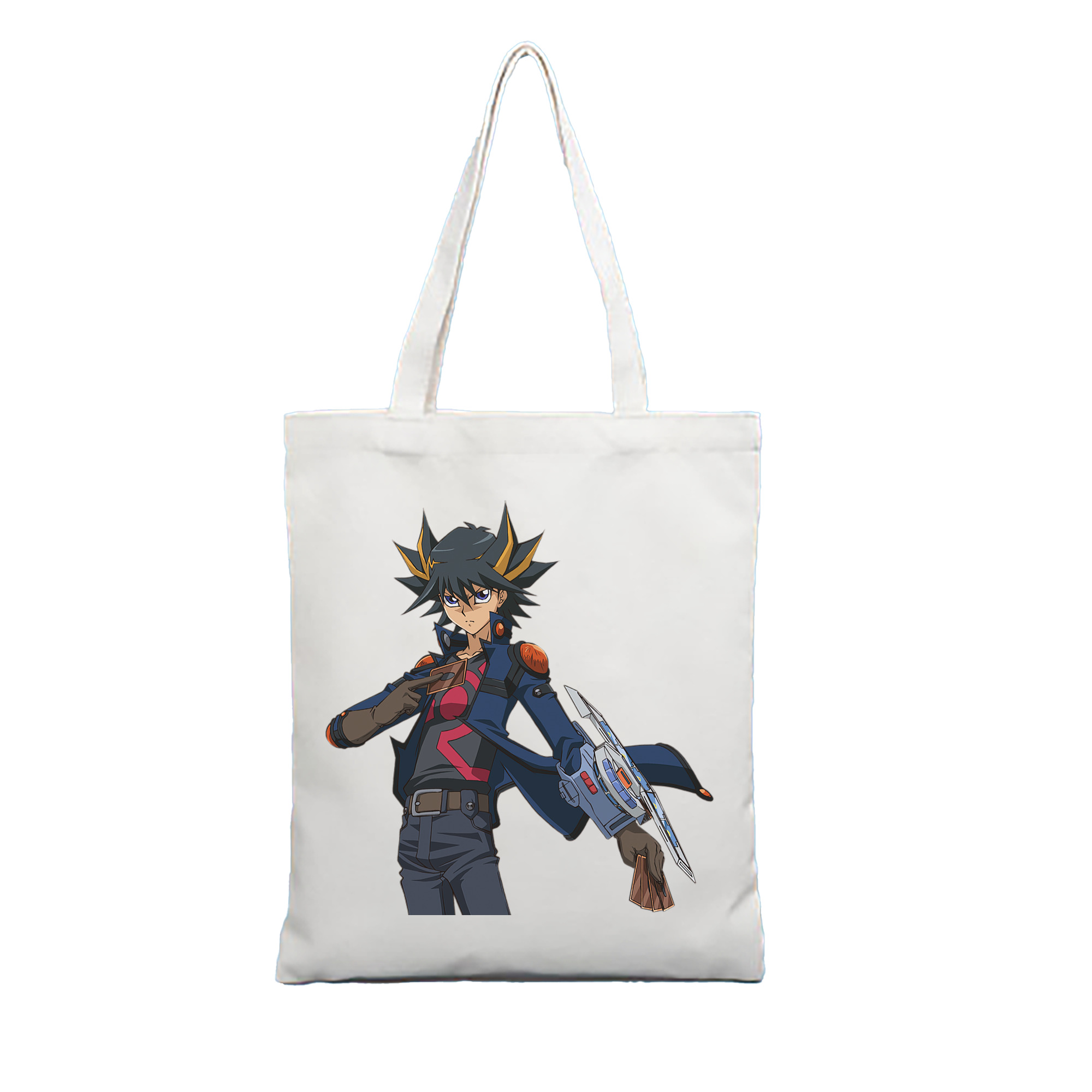 （画像用） 遊☆戯☆王 Yu-Gi-Oh! 縦型キャンバス生地手提げバッグ　トートバッグ