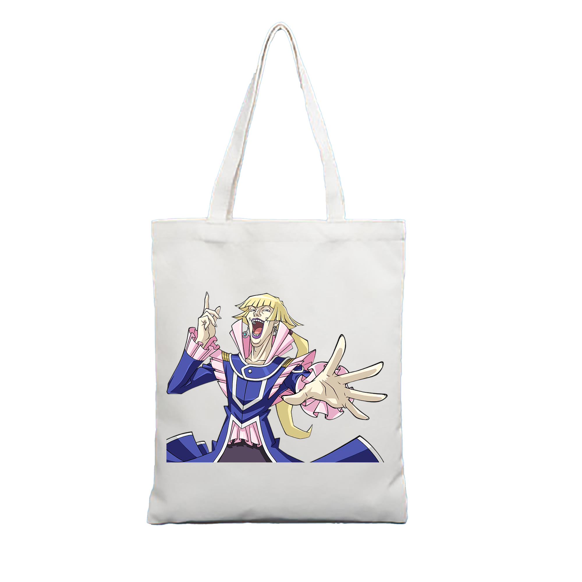 （画像用） 遊☆戯☆王 Yu-Gi-Oh! 縦型キャンバス生地手提げバッグ　トートバッグ