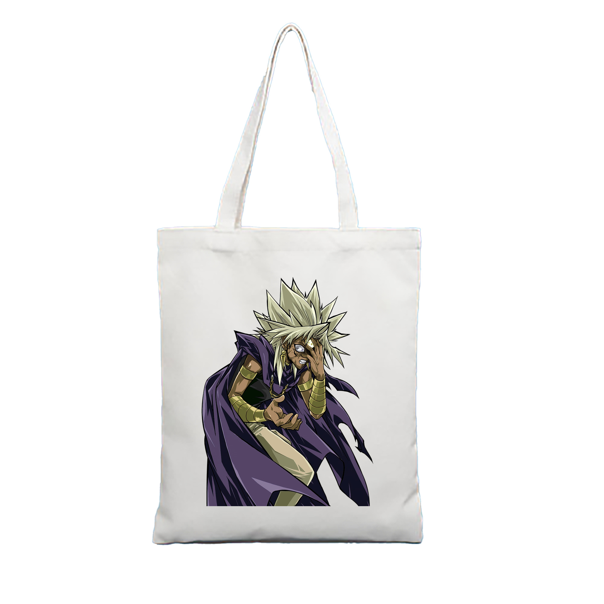 （画像用） 遊☆戯☆王 Yu-Gi-Oh! 縦型キャンバス生地手提げバッグ　トートバッグ