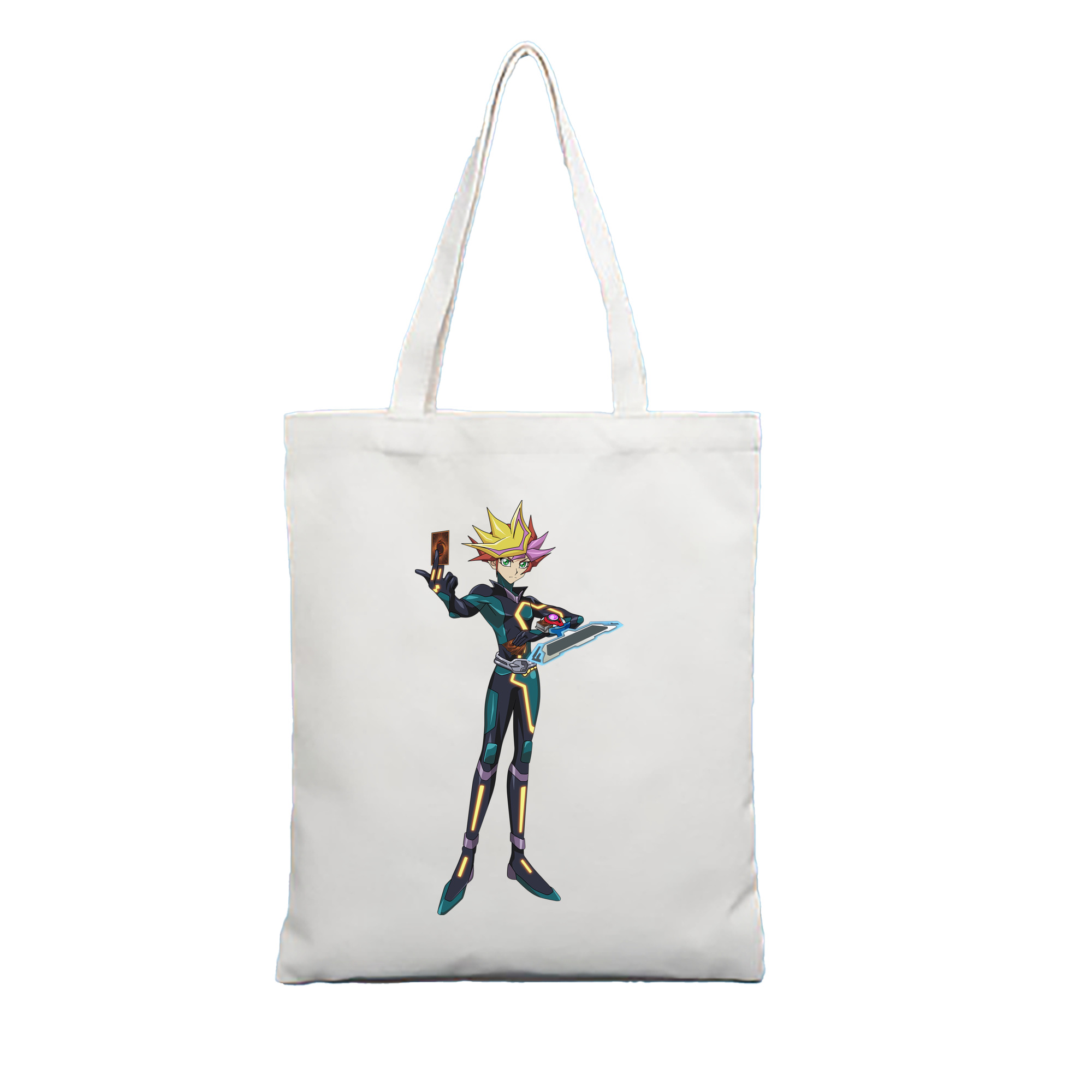 （画像用） 遊☆戯☆王 Yu-Gi-Oh! 縦型キャンバス生地手提げバッグ　トートバッグ