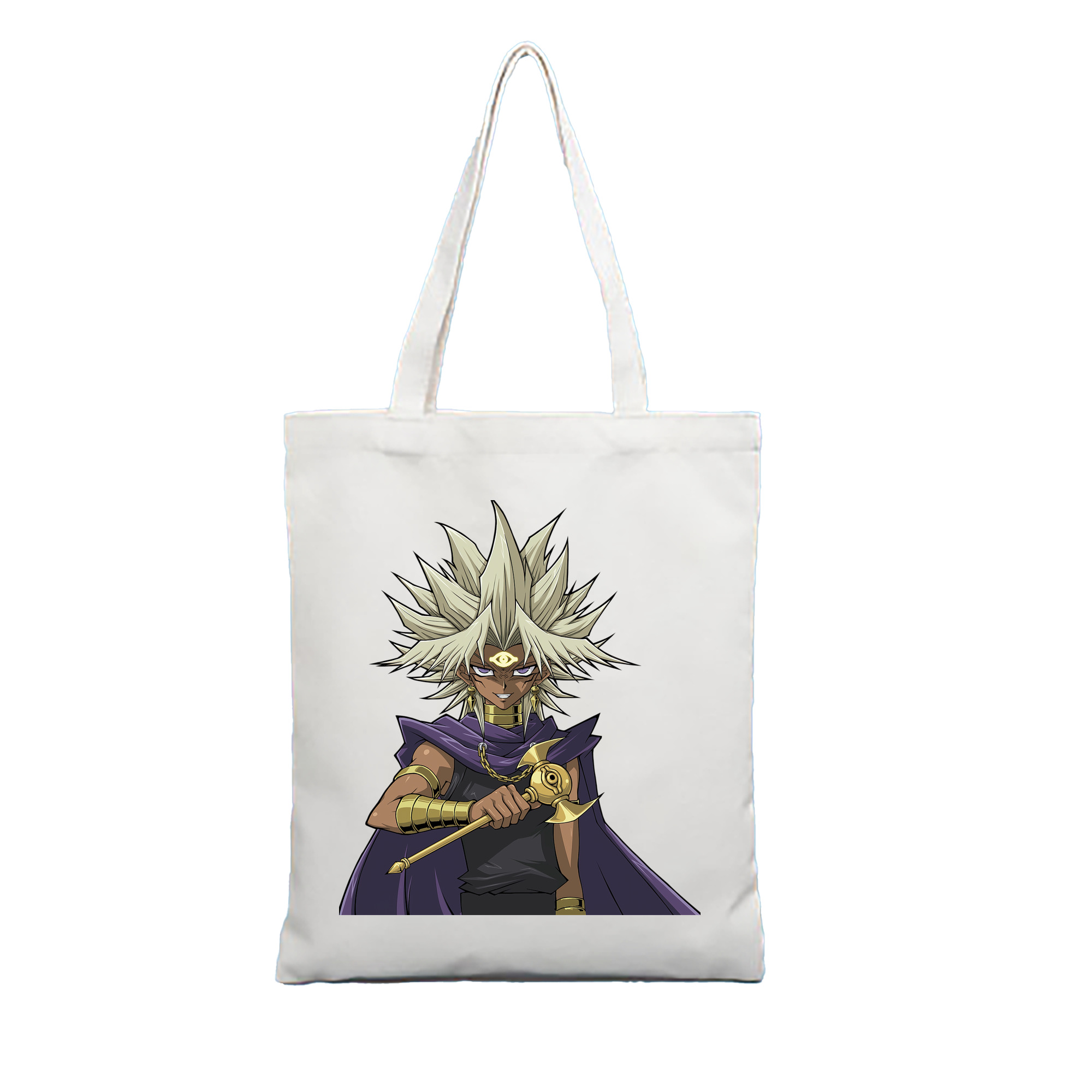 （画像用） 遊☆戯☆王 Yu-Gi-Oh! 縦型キャンバス生地手提げバッグ　トートバッグ