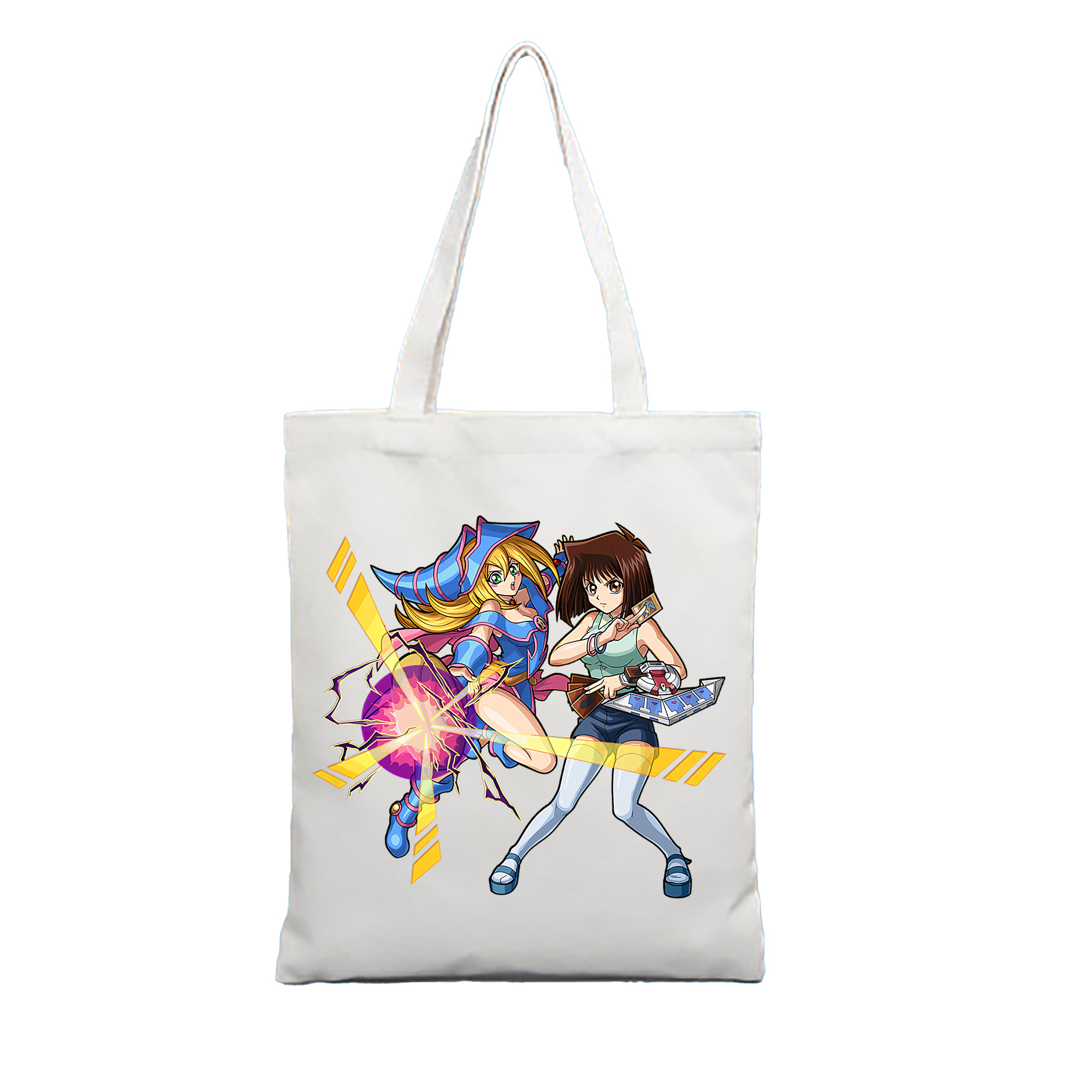 （画像用） 遊☆戯☆王 Yu-Gi-Oh! 縦型キャンバス生地手提げバッグ　トートバッグ