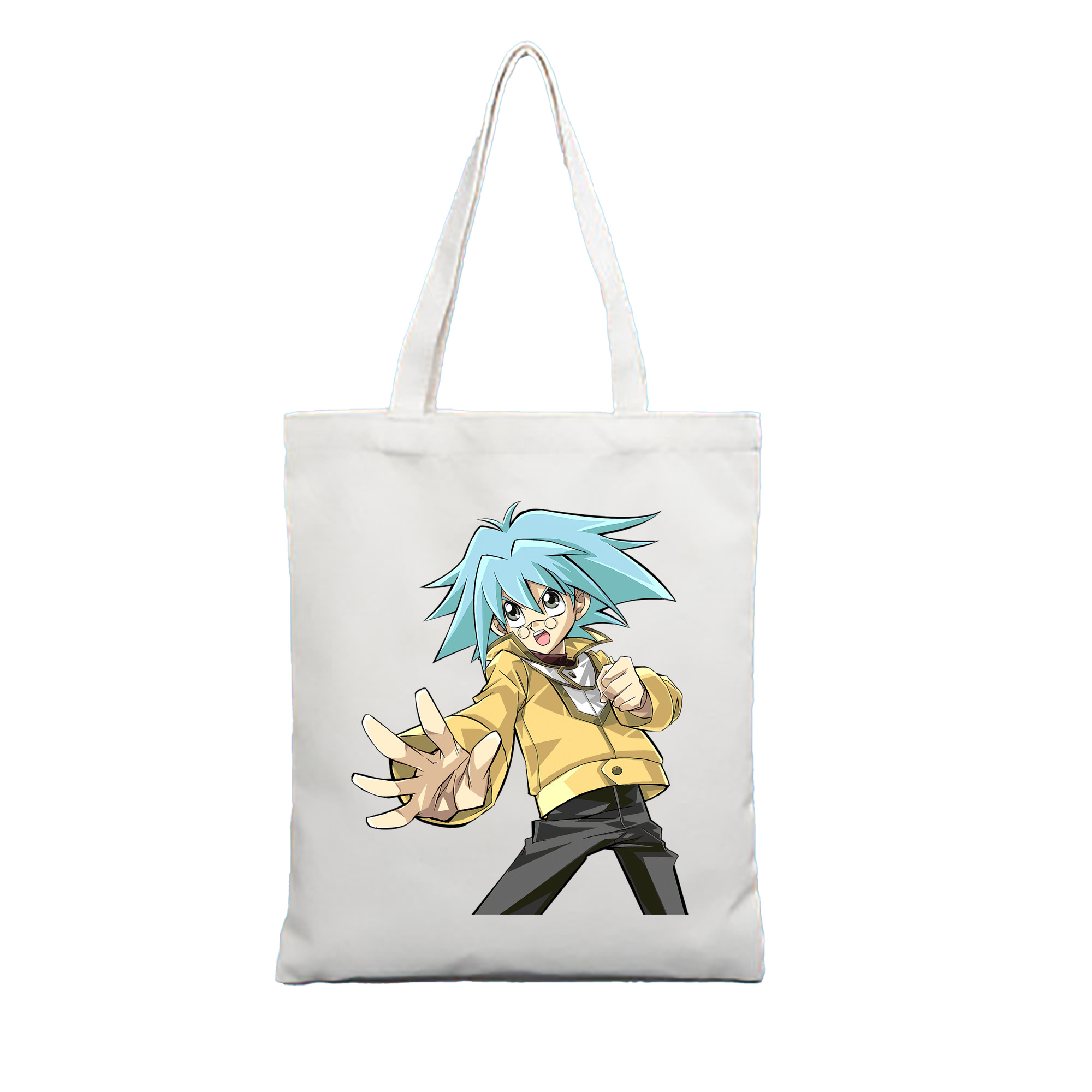 （画像用） 遊☆戯☆王 Yu-Gi-Oh! 縦型キャンバス生地手提げバッグ　トートバッグ