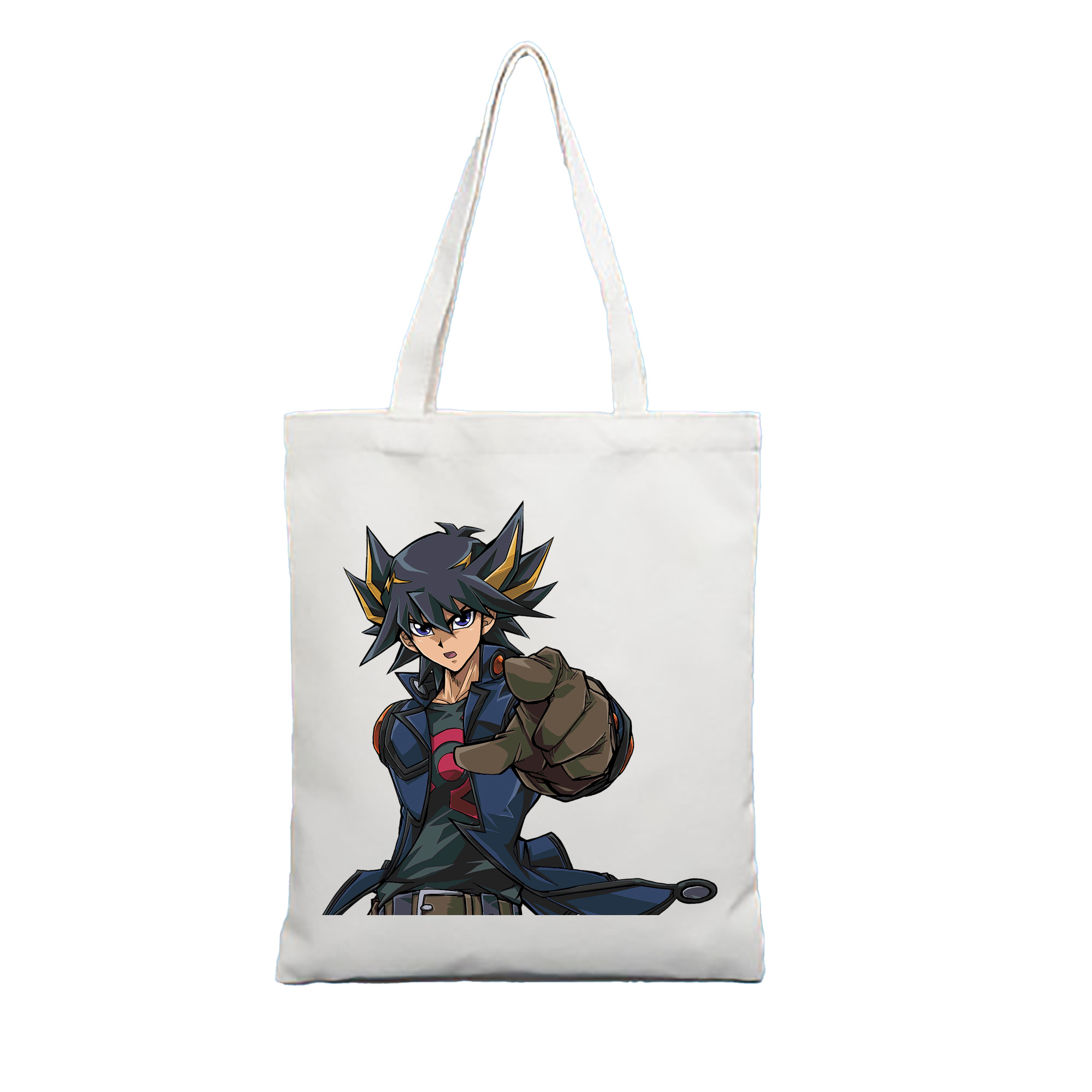 （画像用） 遊☆戯☆王 Yu-Gi-Oh! 縦型キャンバス生地手提げバッグ　トートバッグ