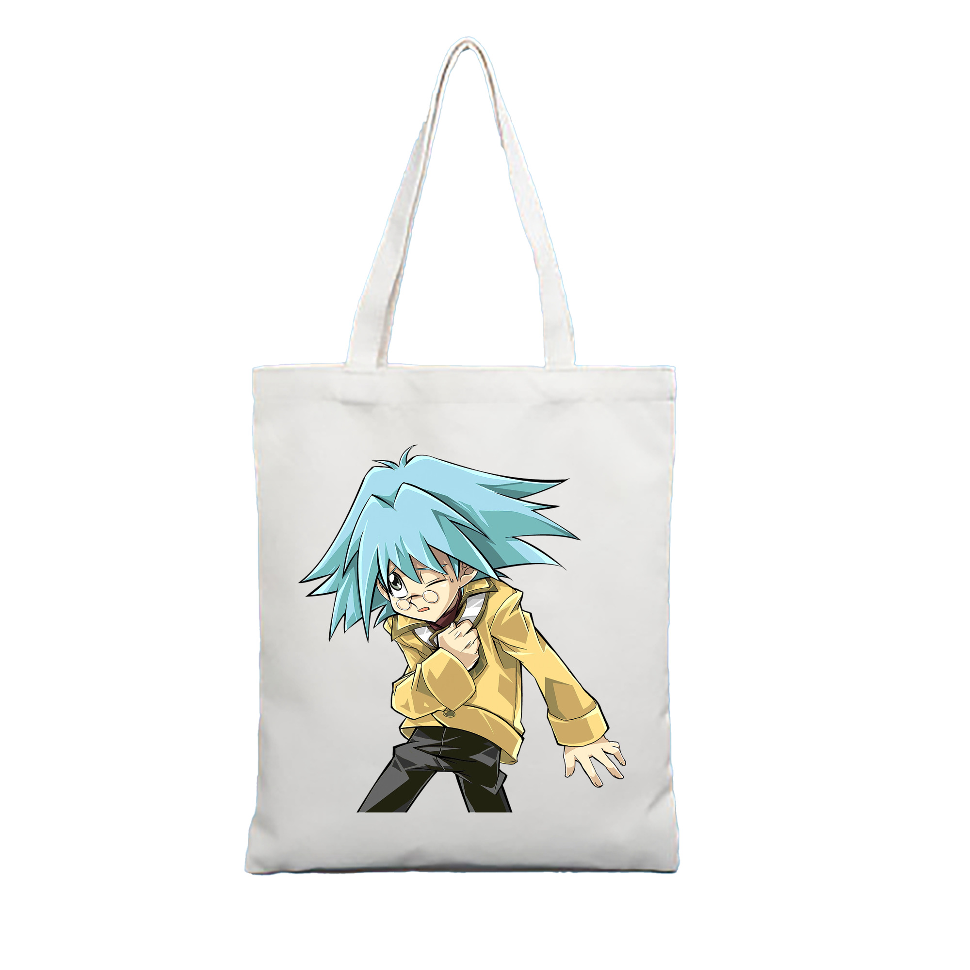 （画像用） 遊☆戯☆王 Yu-Gi-Oh! 縦型キャンバス生地手提げバッグ　トートバッグ