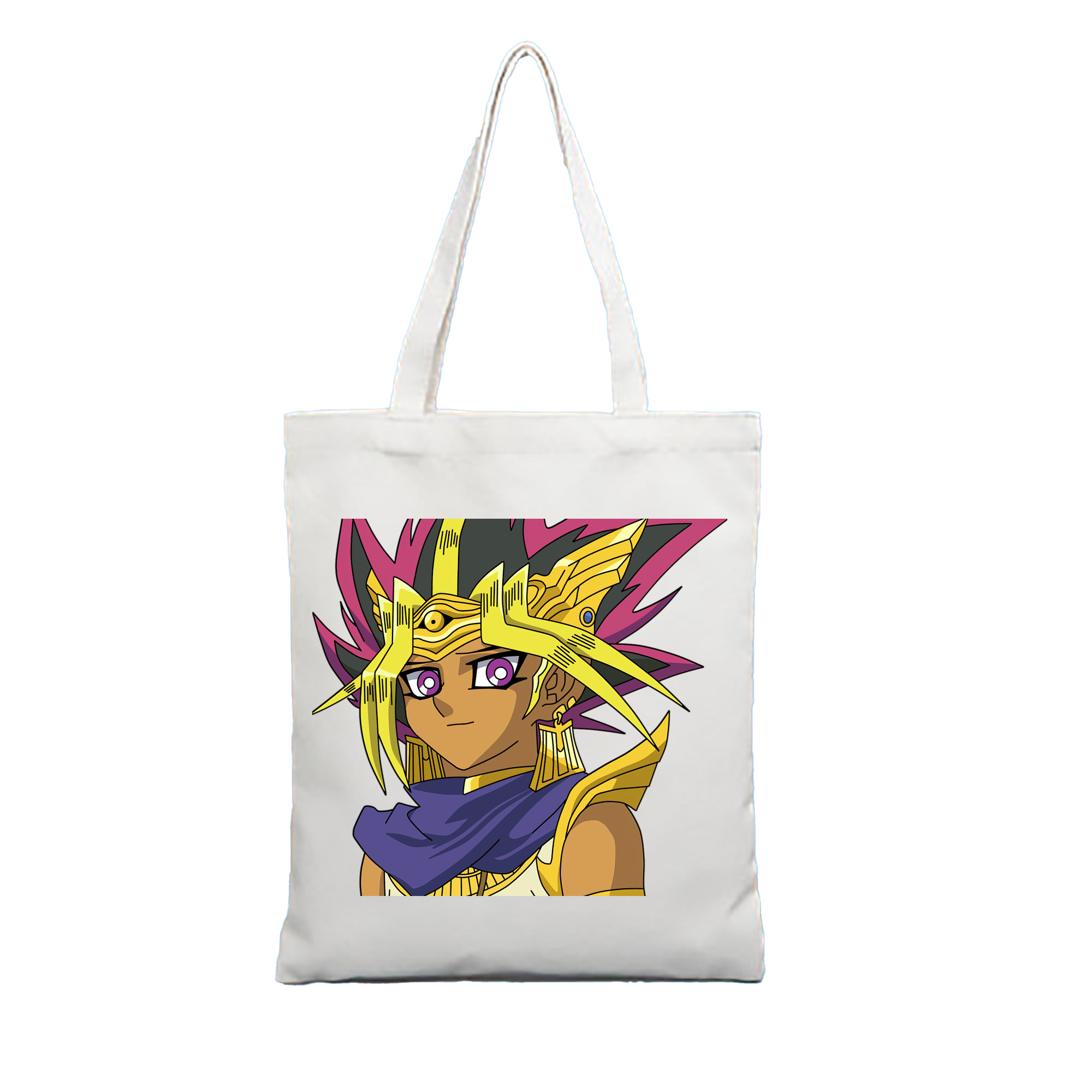（画像用） 遊☆戯☆王 Yu-Gi-Oh! 縦型キャンバス生地手提げバッグ　トートバッグ