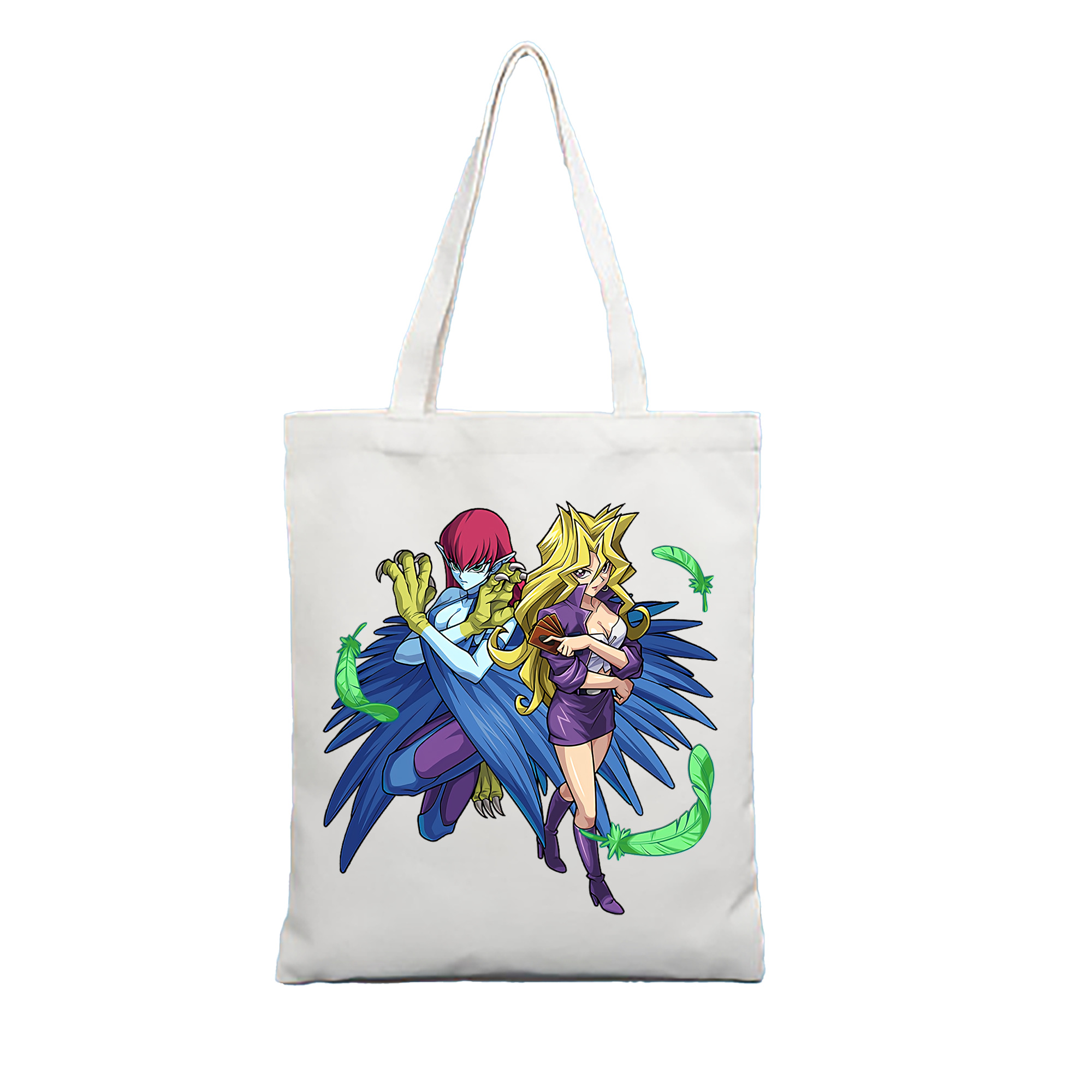（画像用） 遊☆戯☆王 Yu-Gi-Oh! 縦型キャンバス生地手提げバッグ　トートバッグ