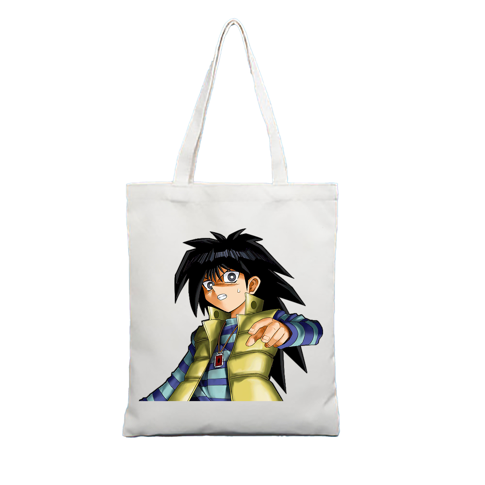 （画像用） 遊☆戯☆王 Yu-Gi-Oh! 縦型キャンバス生地手提げバッグ　トートバッグ