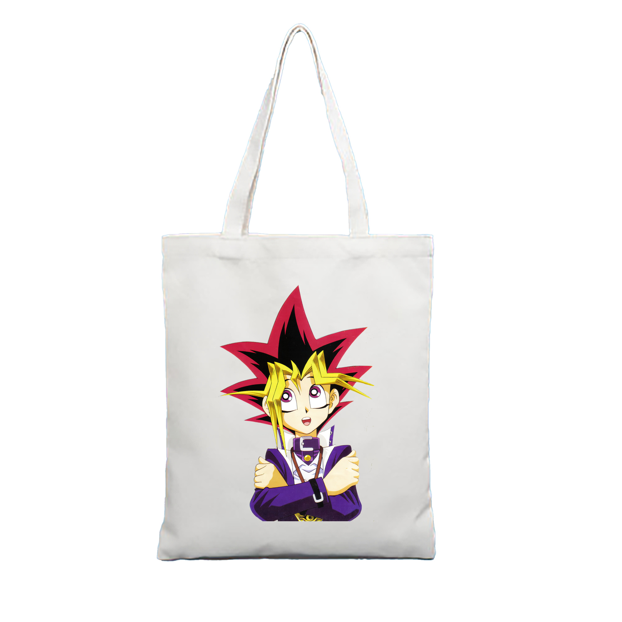 （画像用） 遊☆戯☆王 Yu-Gi-Oh! 縦型キャンバス生地手提げバッグ　トートバッグ