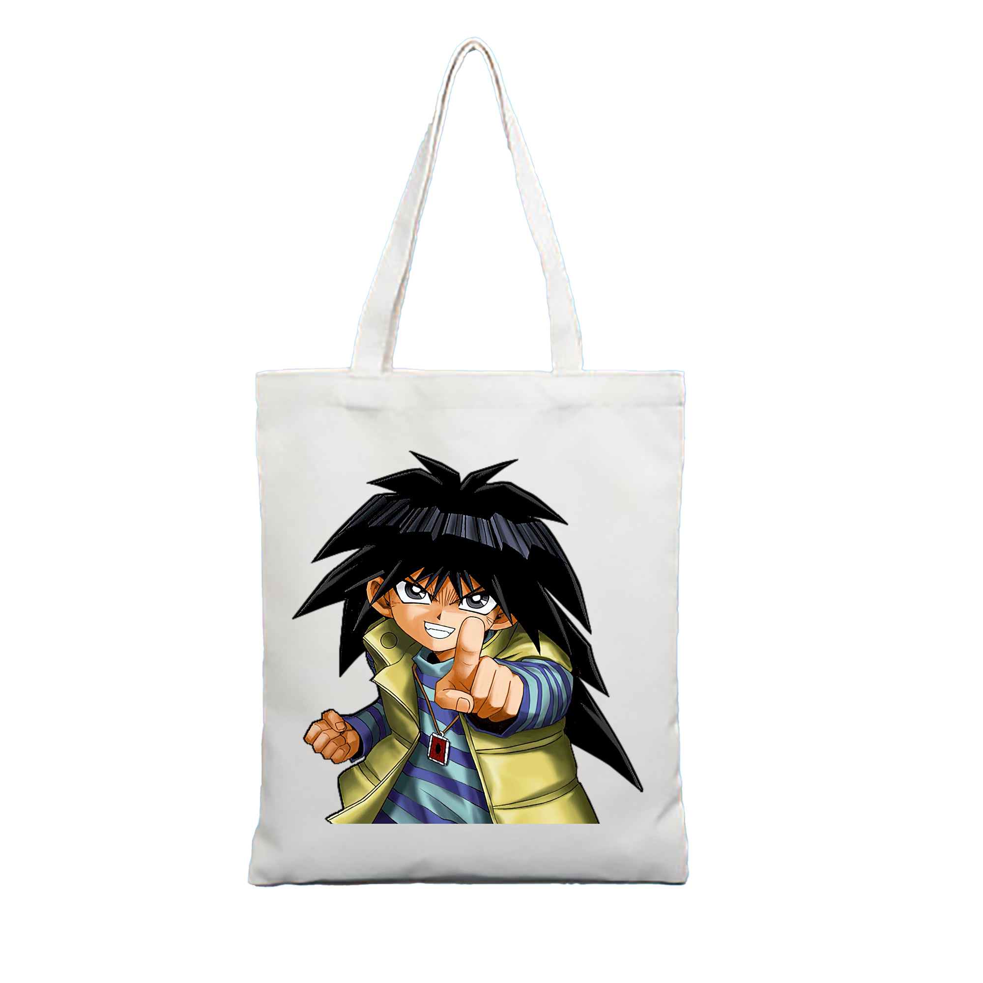 （画像用） 遊☆戯☆王 Yu-Gi-Oh! 縦型キャンバス生地手提げバッグ　トートバッグ