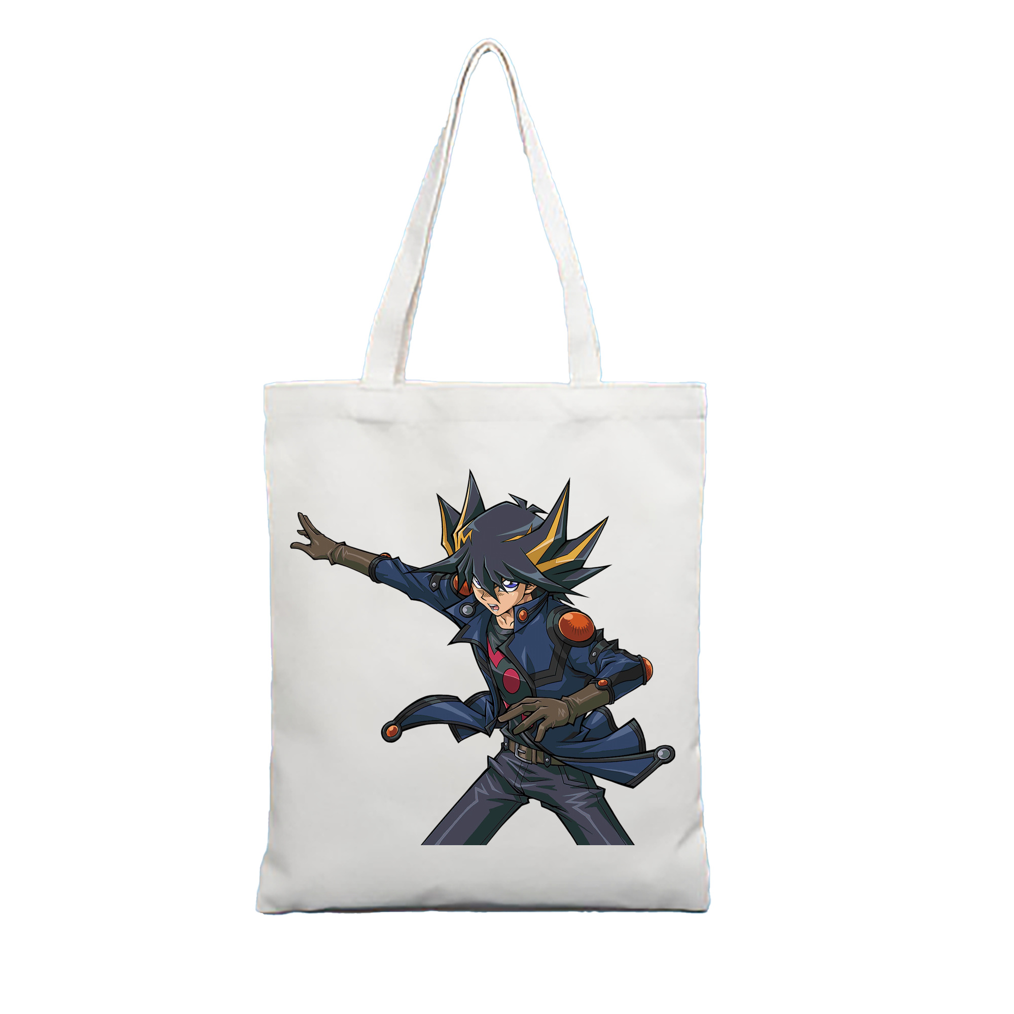 （画像用） 遊☆戯☆王 Yu-Gi-Oh! 縦型キャンバス生地手提げバッグ　トートバッグ