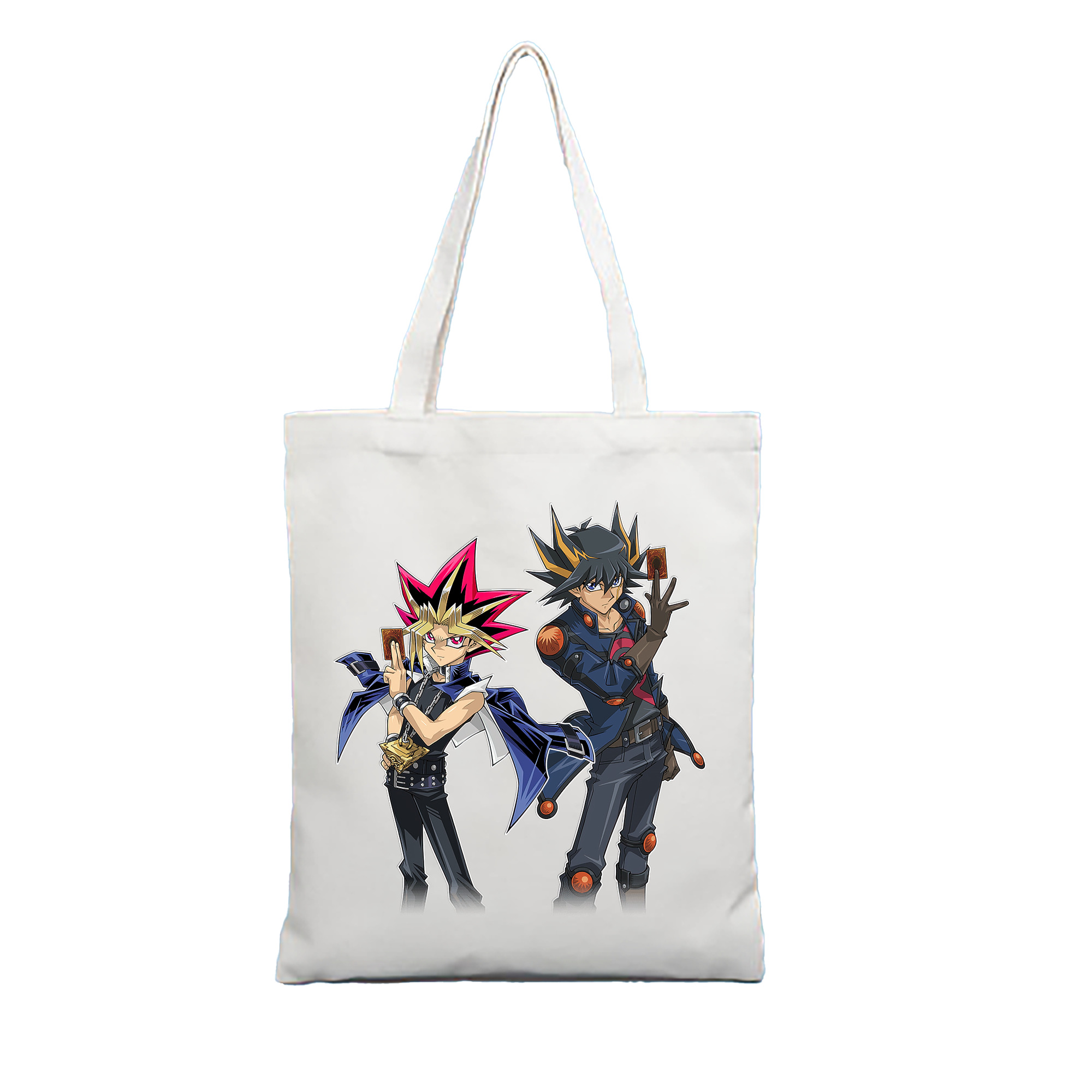 （画像用） 遊☆戯☆王 Yu-Gi-Oh! 縦型キャンバス生地手提げバッグ　トートバッグ