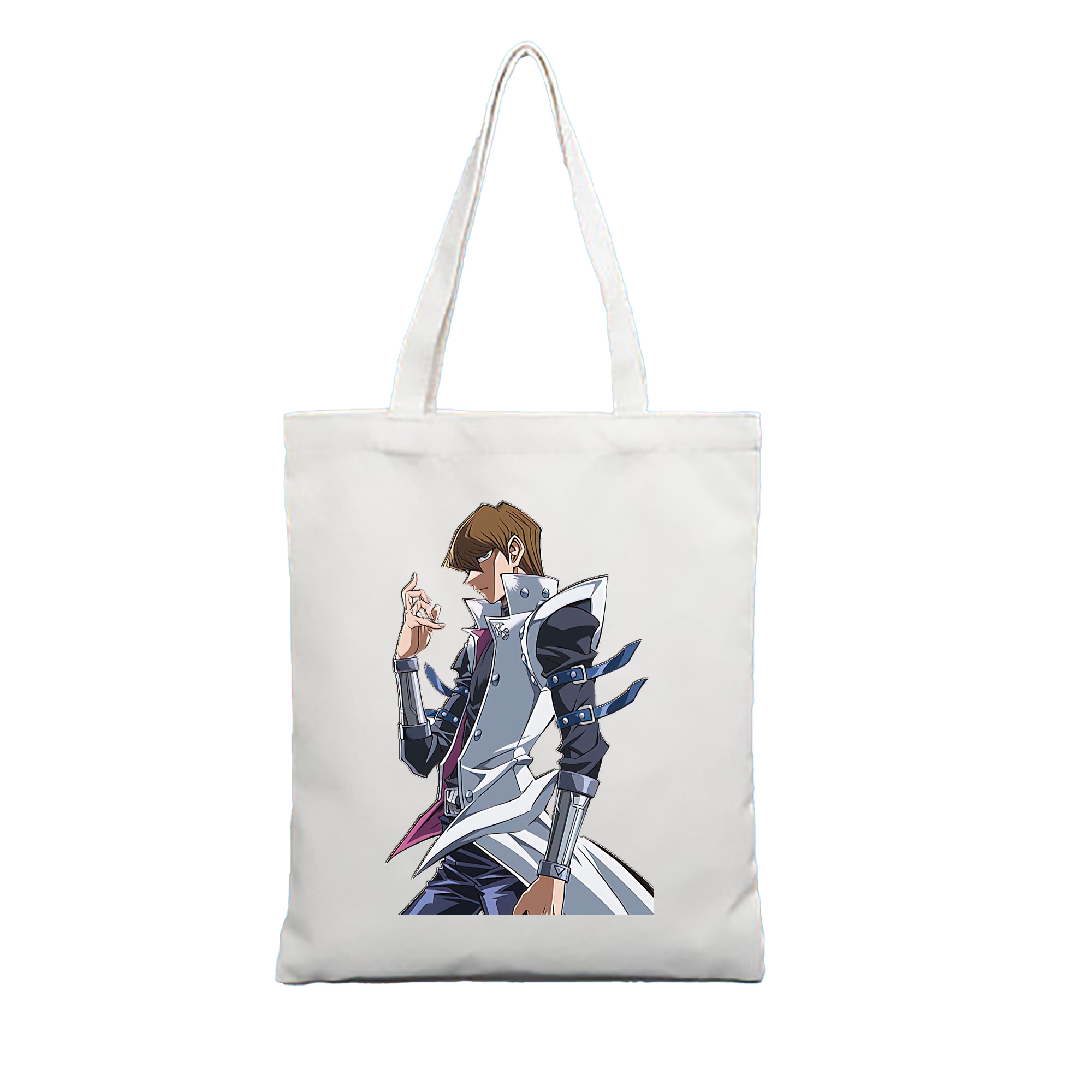 （画像用） 遊☆戯☆王 Yu-Gi-Oh! 縦型キャンバス生地手提げバッグ　トートバッグ