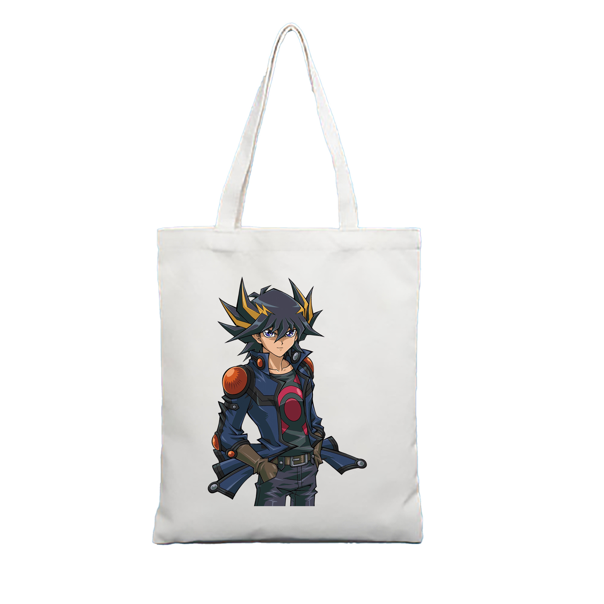 （画像用） 遊☆戯☆王 Yu-Gi-Oh! 縦型キャンバス生地手提げバッグ　トートバッグ
