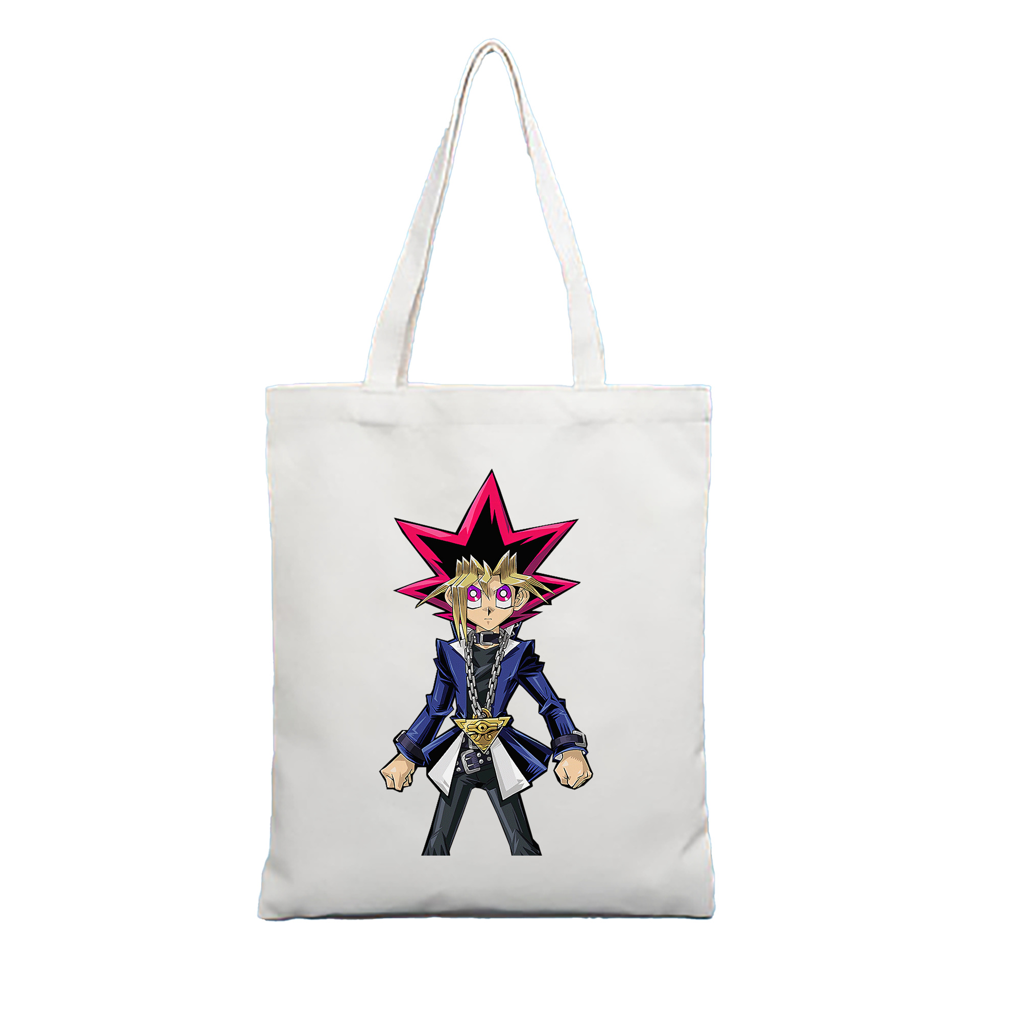 （画像用） 遊☆戯☆王 Yu-Gi-Oh! 縦型キャンバス生地手提げバッグ　トートバッグ