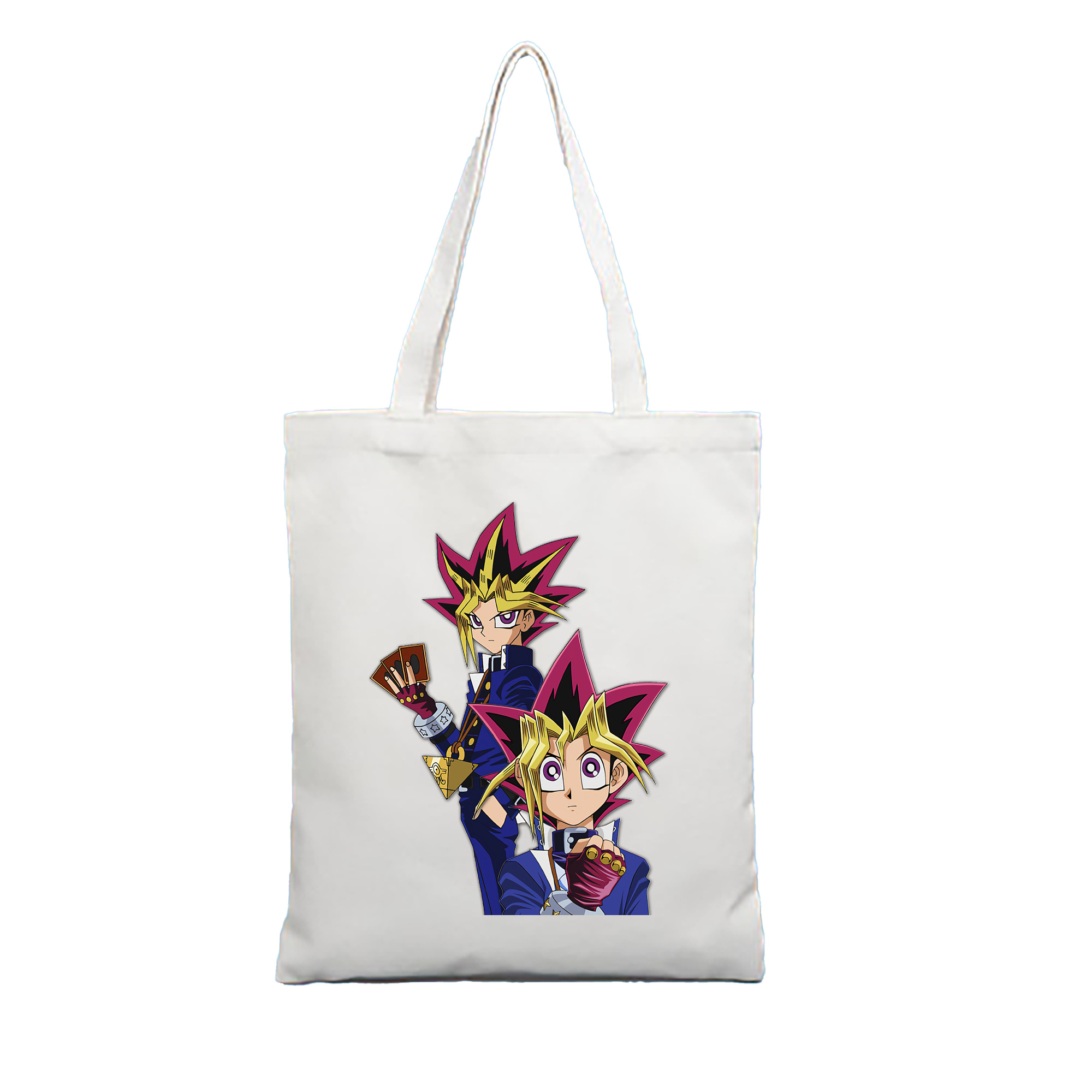 （画像用） 遊☆戯☆王 Yu-Gi-Oh! 縦型キャンバス生地手提げバッグ　トートバッグ