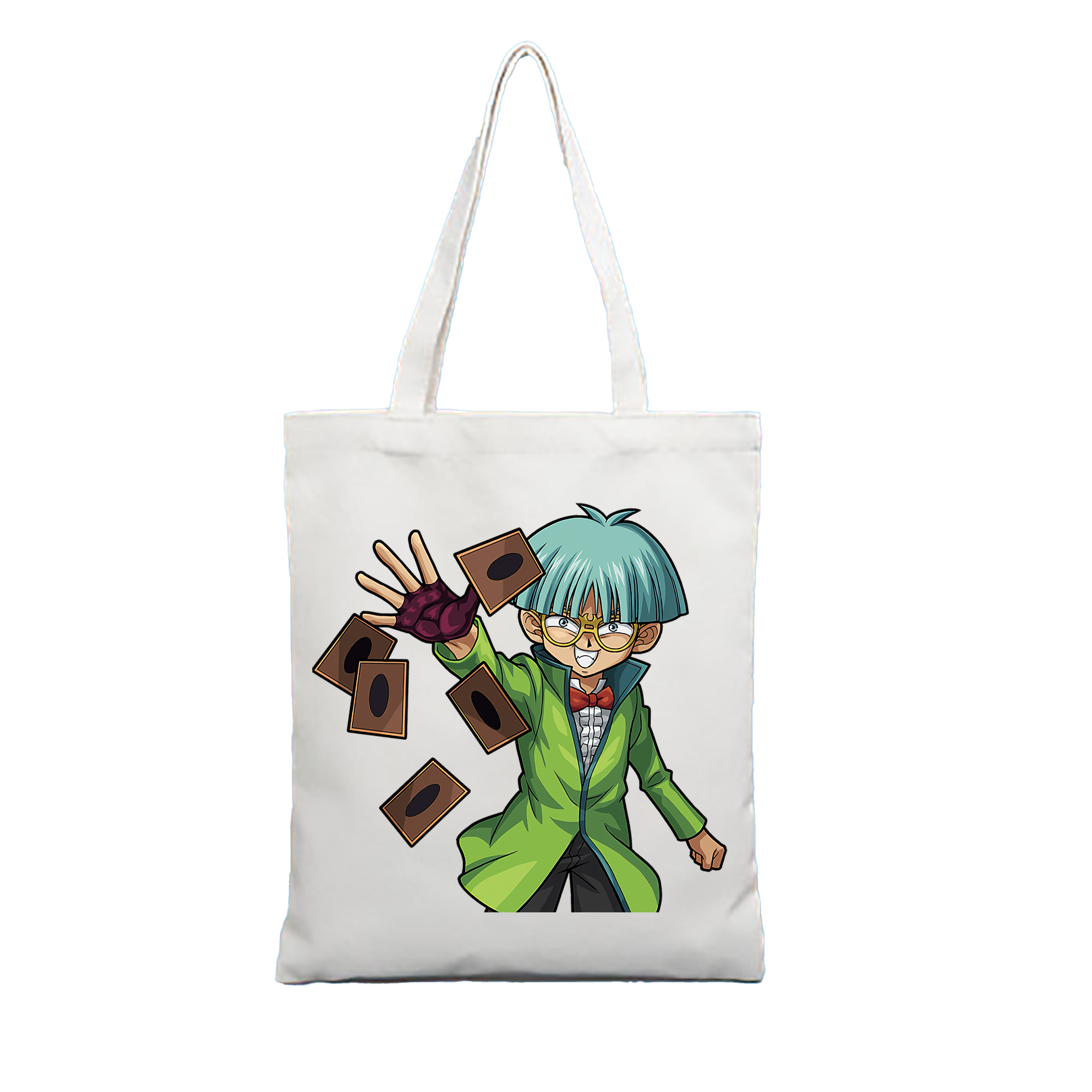 （画像用） 遊☆戯☆王 Yu-Gi-Oh! 縦型キャンバス生地手提げバッグ　トートバッグ