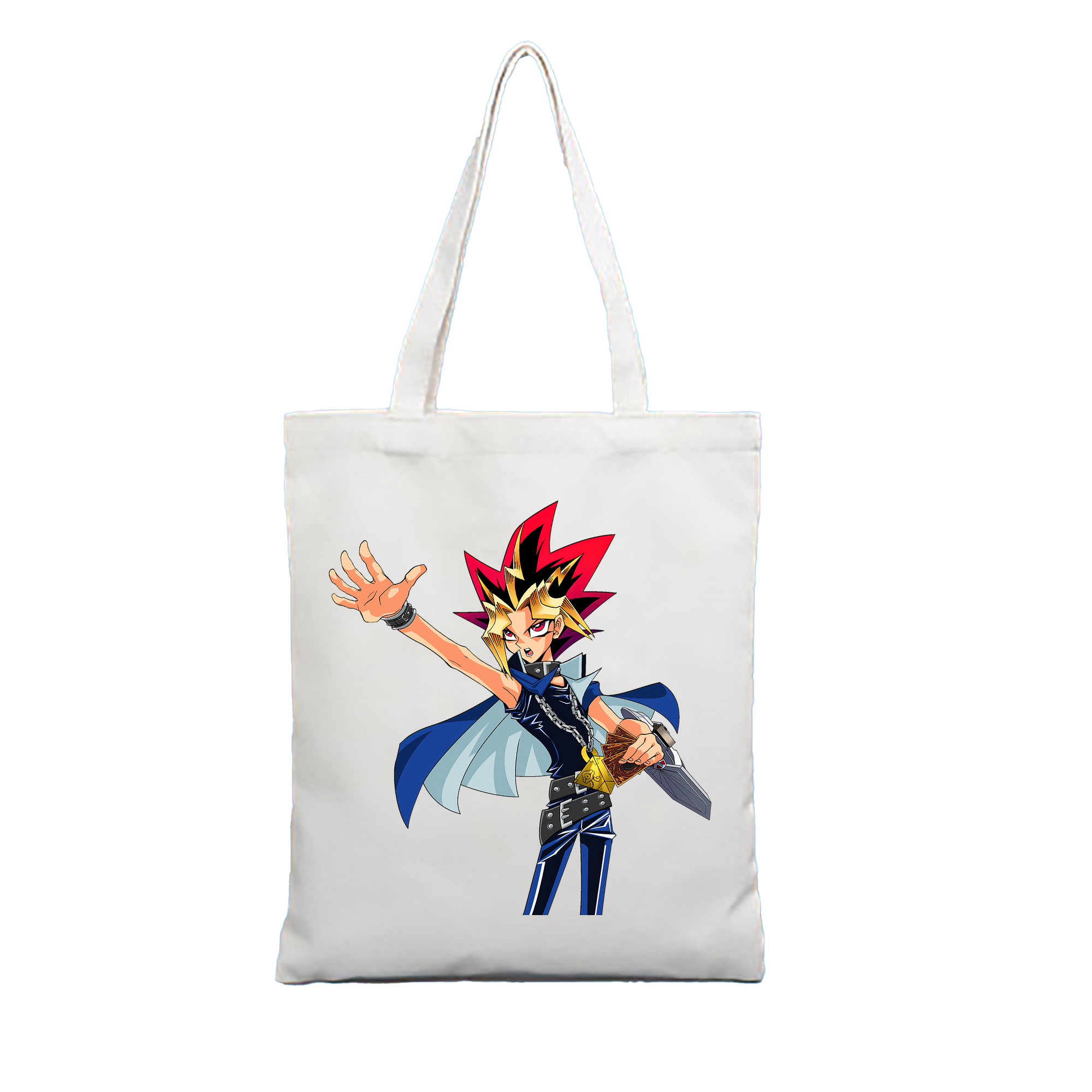 （画像用） 遊☆戯☆王 Yu-Gi-Oh! 縦型キャンバス生地手提げバッグ　トートバッグ
