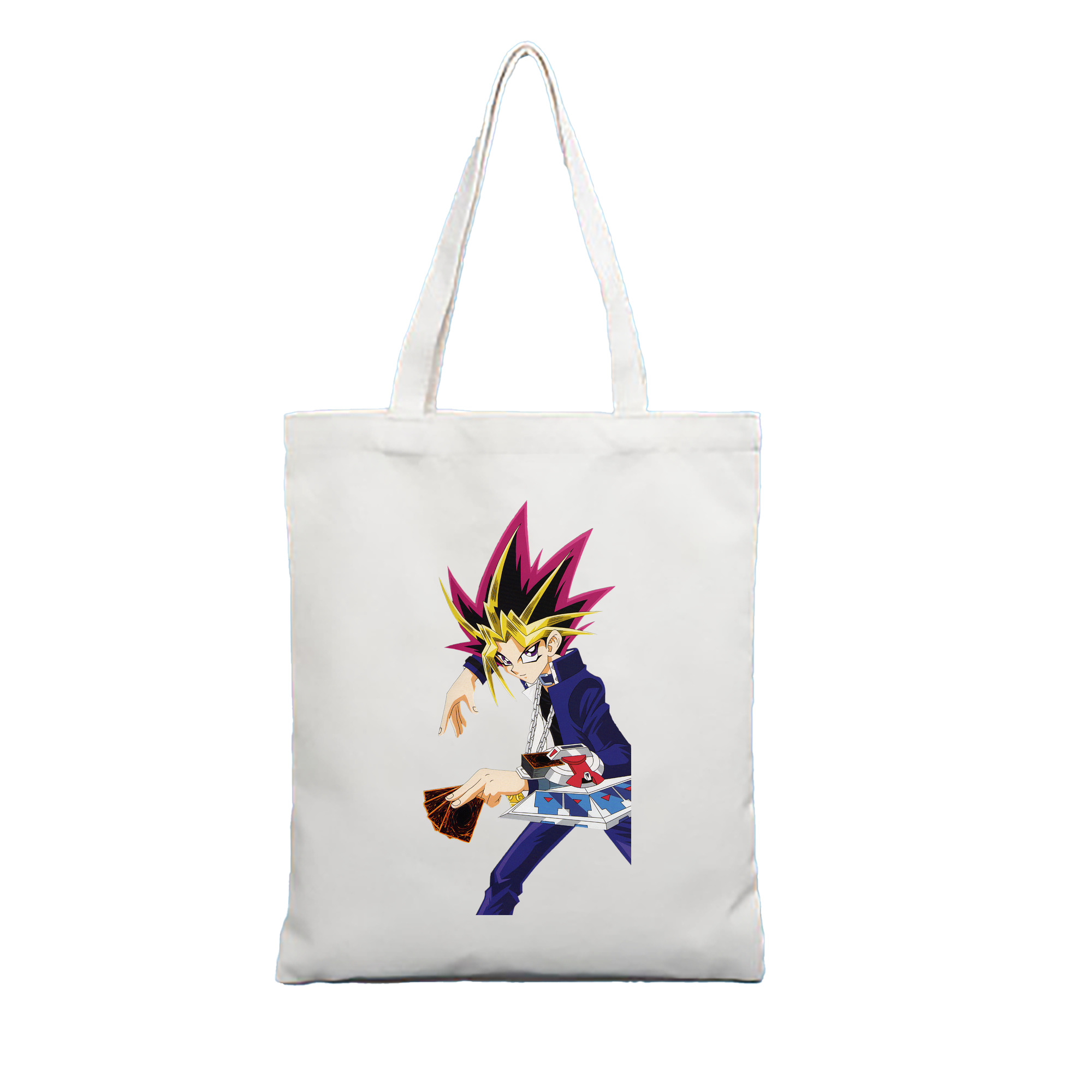 （画像用） 遊☆戯☆王 Yu-Gi-Oh! 縦型キャンバス生地手提げバッグ　トートバッグ