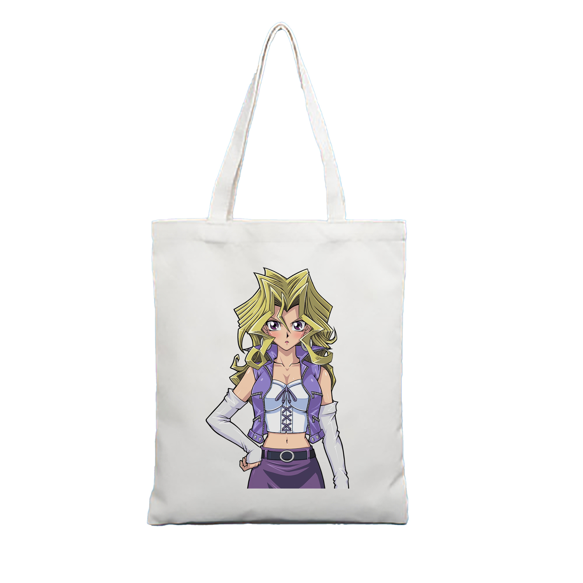 （画像用） 遊☆戯☆王 Yu-Gi-Oh! 縦型キャンバス生地手提げバッグ　トートバッグ
