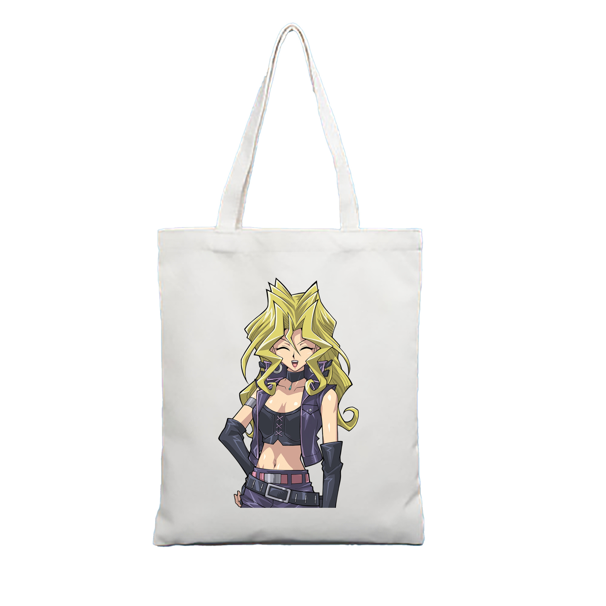 （画像用） 遊☆戯☆王 Yu-Gi-Oh! 縦型キャンバス生地手提げバッグ　トートバッグ