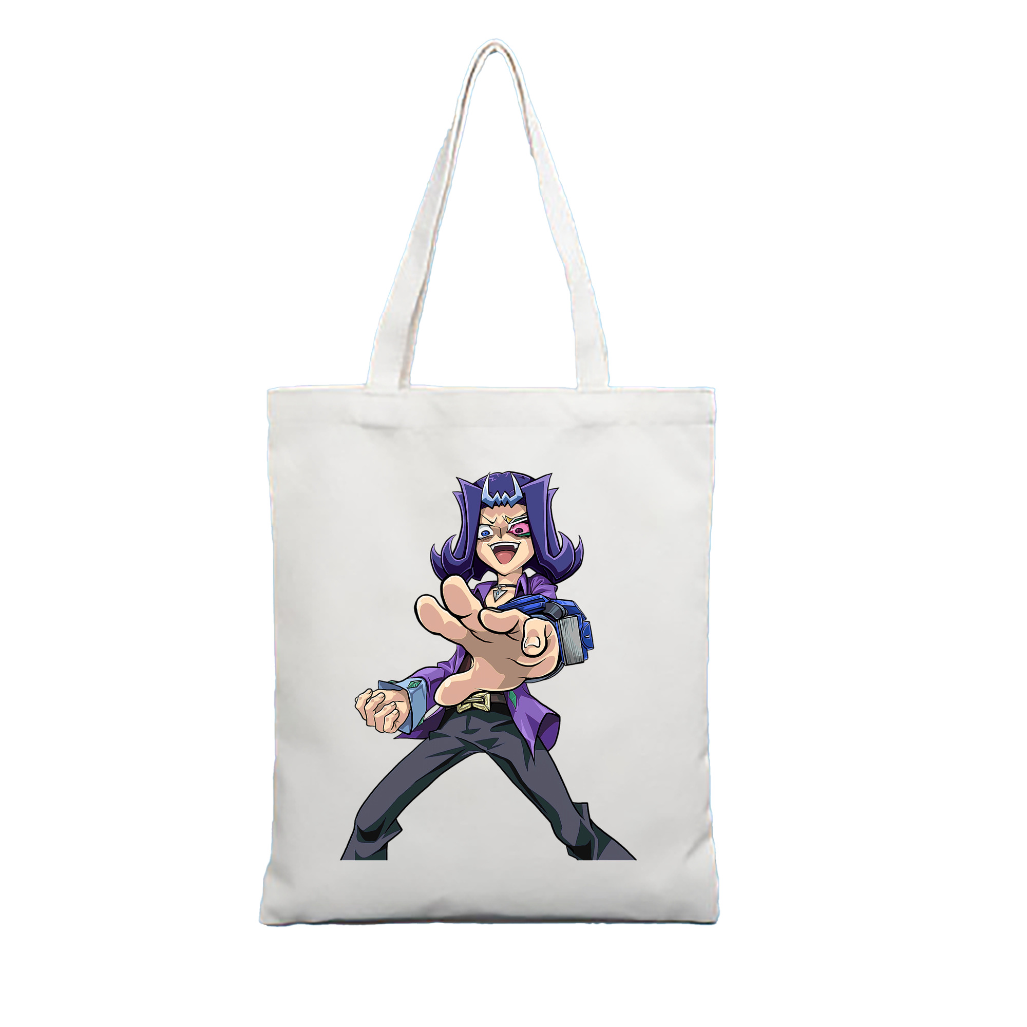 （画像用） 遊☆戯☆王 Yu-Gi-Oh! 縦型キャンバス生地手提げバッグ　トートバッグ