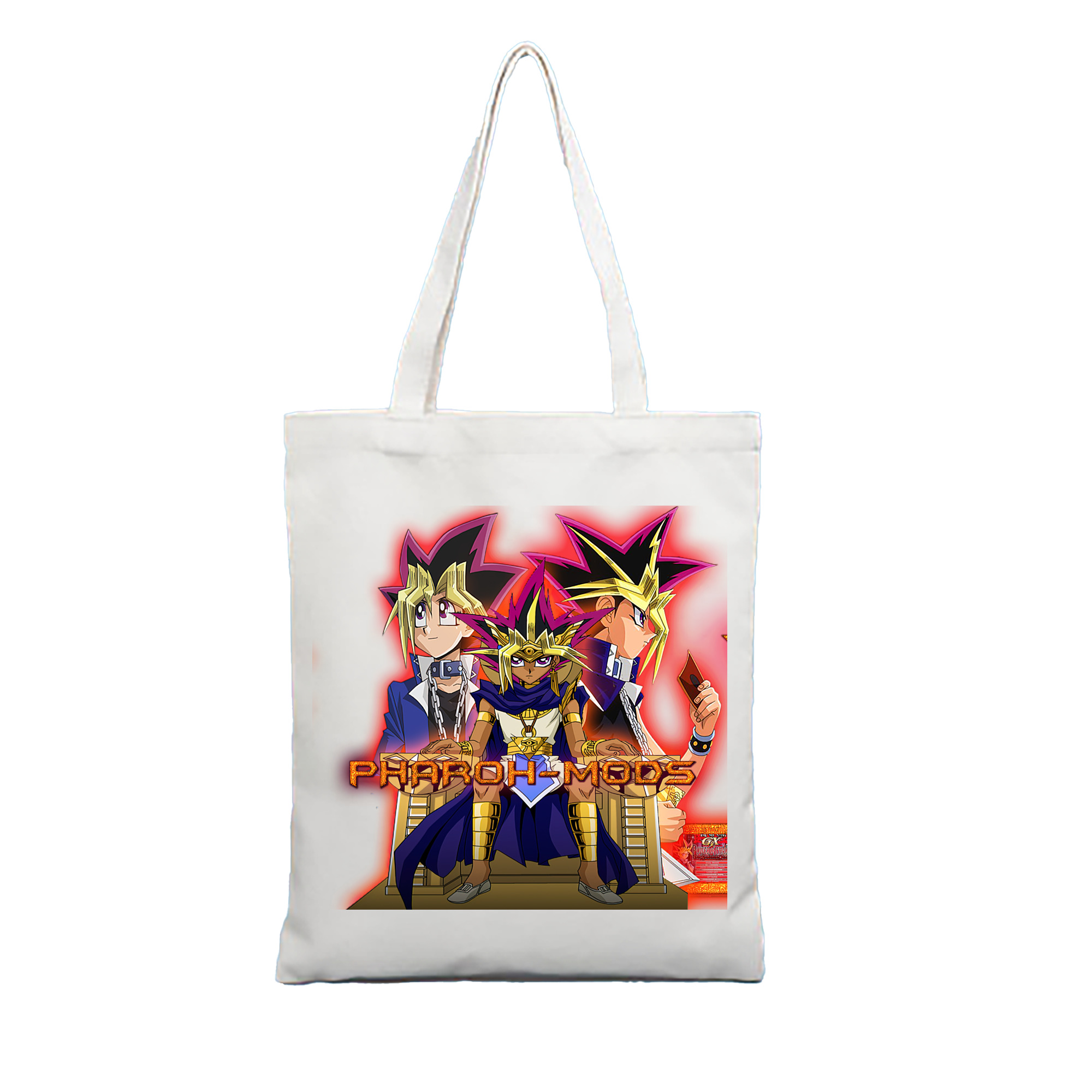 （画像用） 遊☆戯☆王 Yu-Gi-Oh! 縦型キャンバス生地手提げバッグ　トートバッグ