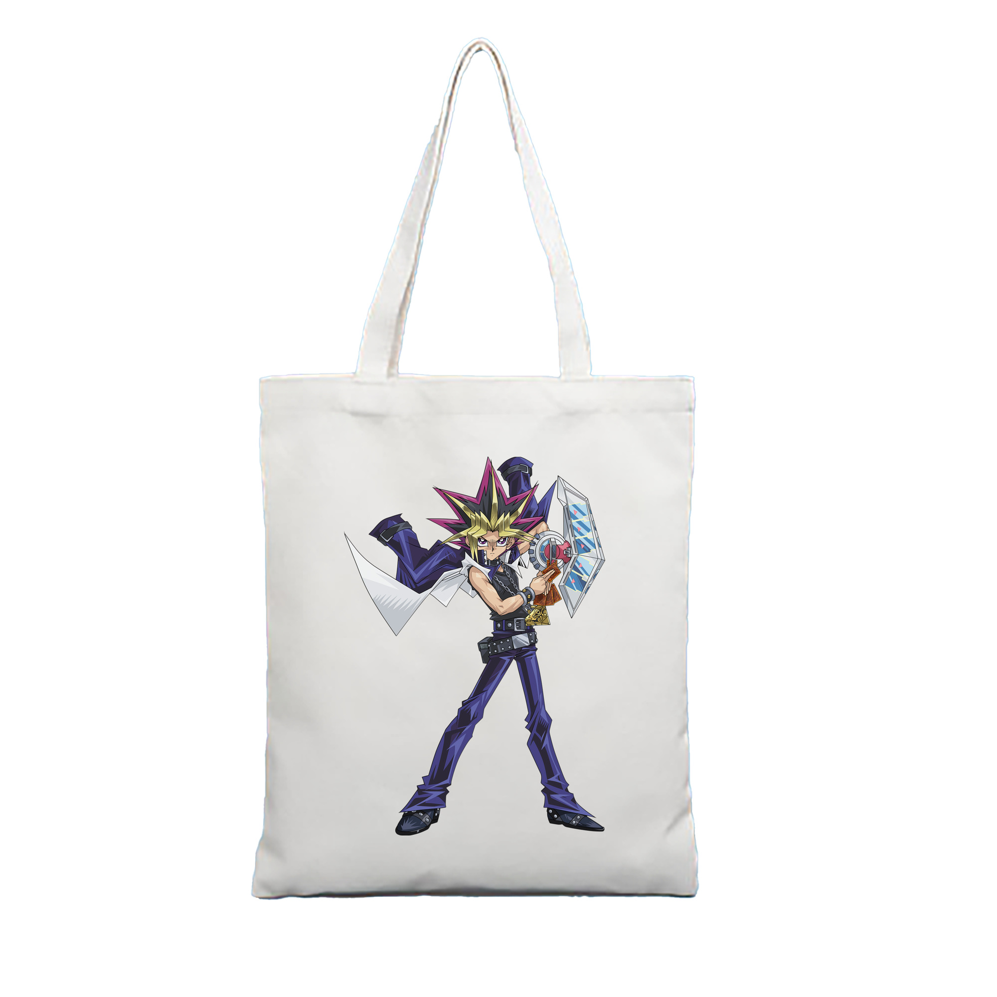 （画像用） 遊☆戯☆王 Yu-Gi-Oh! 縦型キャンバス生地手提げバッグ　トートバッグ