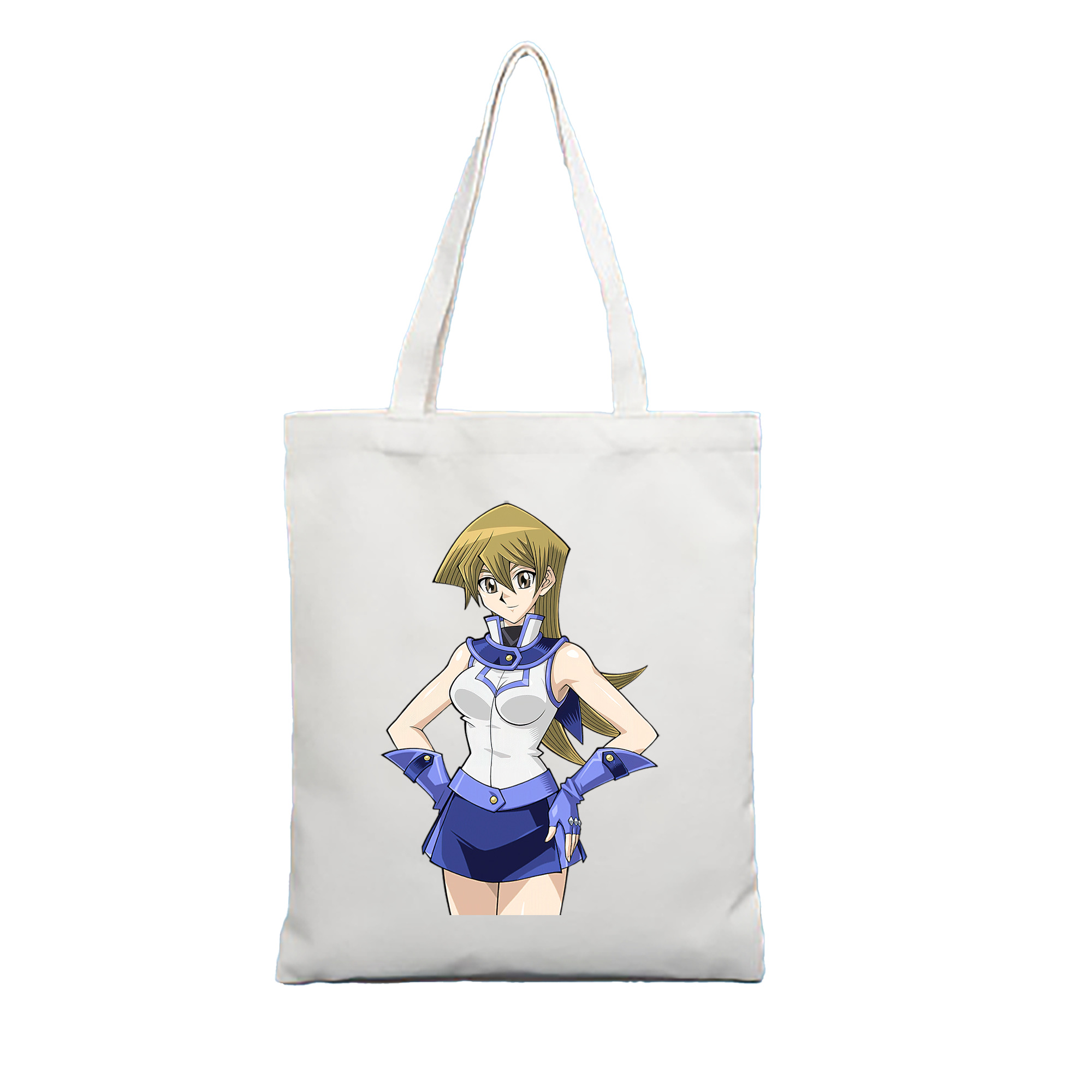 （画像用） 遊☆戯☆王 Yu-Gi-Oh! 縦型キャンバス生地手提げバッグ　トートバッグ