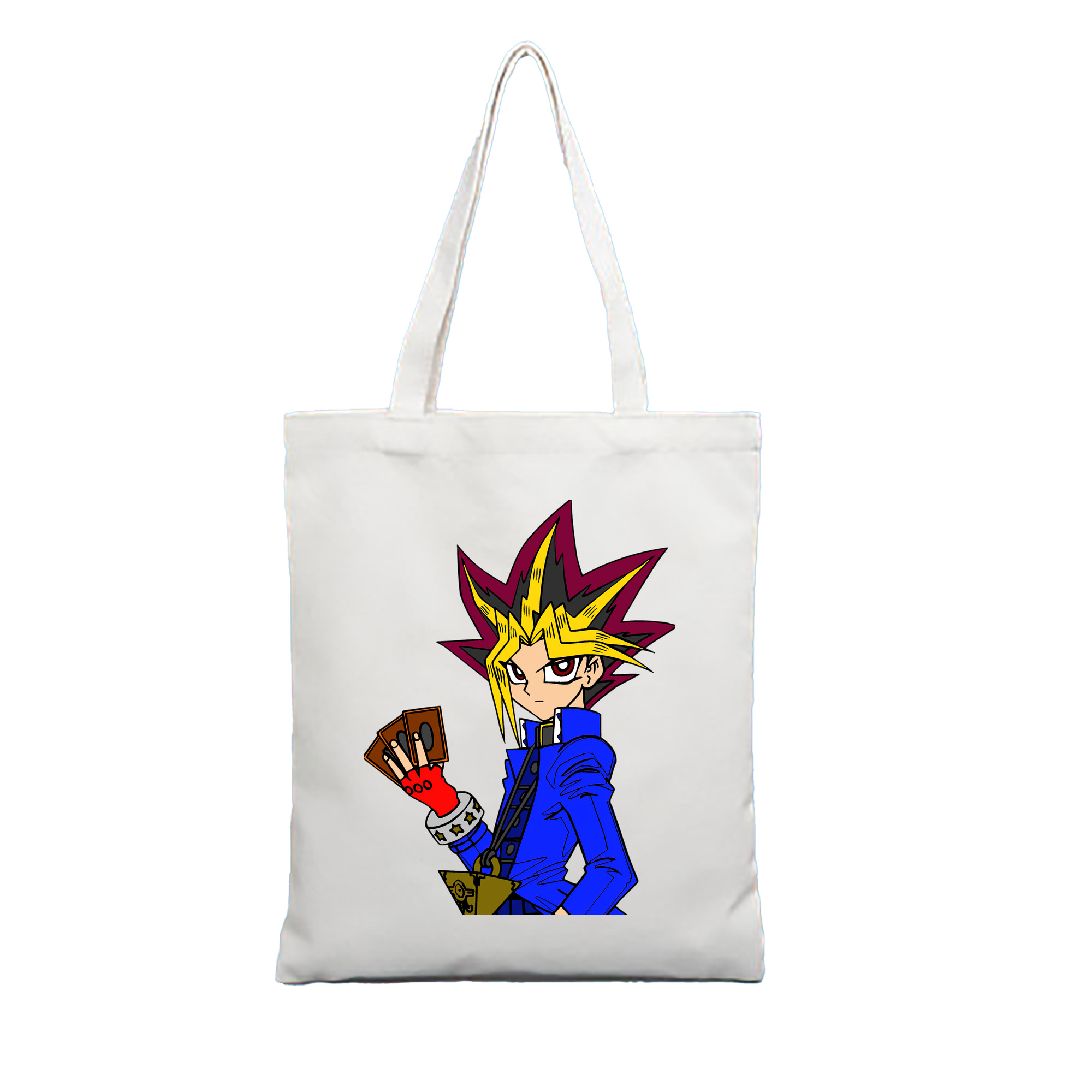 （画像用） 遊☆戯☆王 Yu-Gi-Oh! 縦型キャンバス生地手提げバッグ　トートバッグ