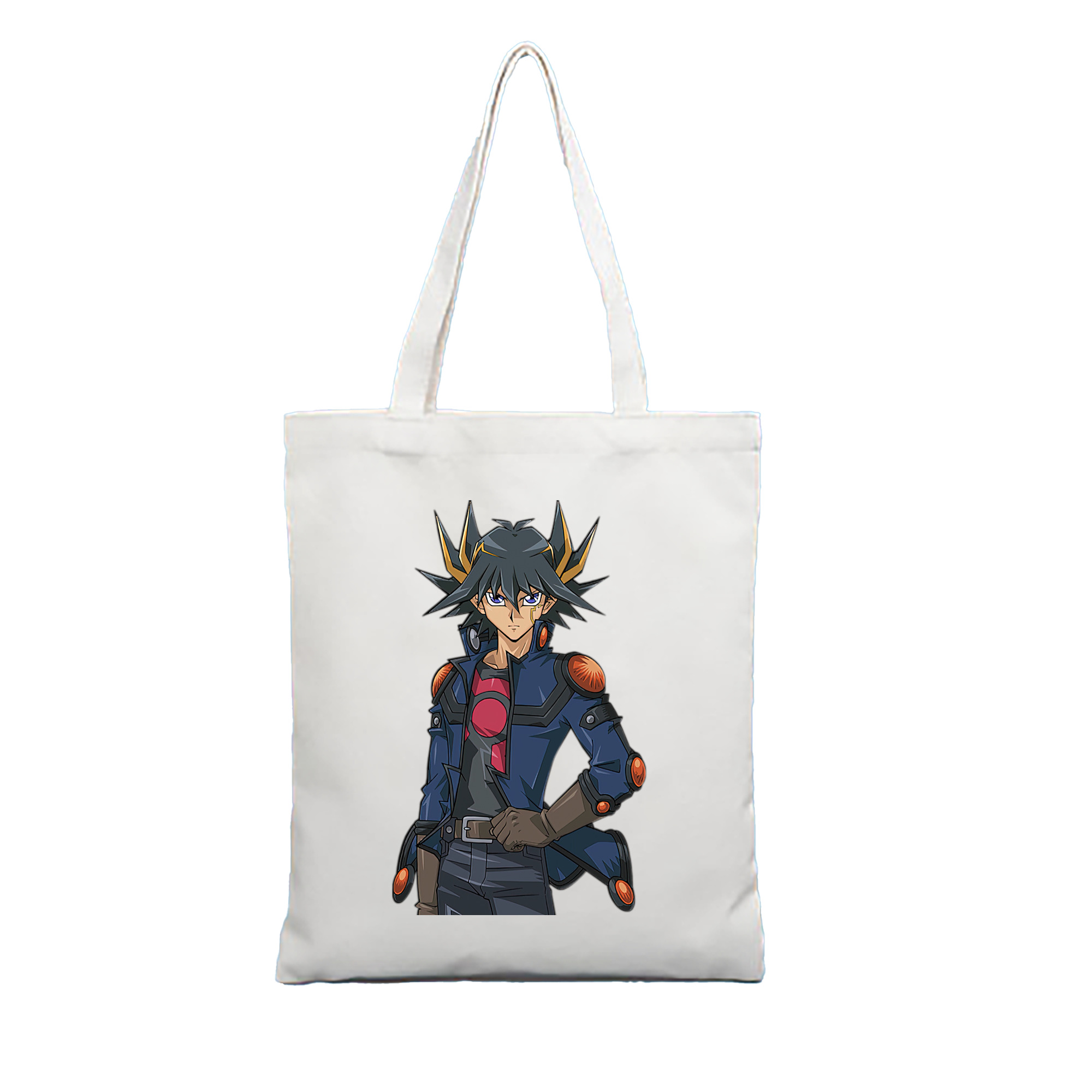 （画像用） 遊☆戯☆王 Yu-Gi-Oh! 縦型キャンバス生地手提げバッグ　トートバッグ