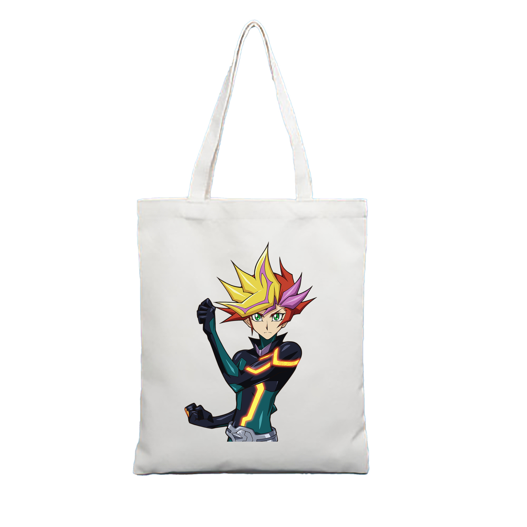（画像用） 遊☆戯☆王 Yu-Gi-Oh! 縦型キャンバス生地手提げバッグ　トートバッグ