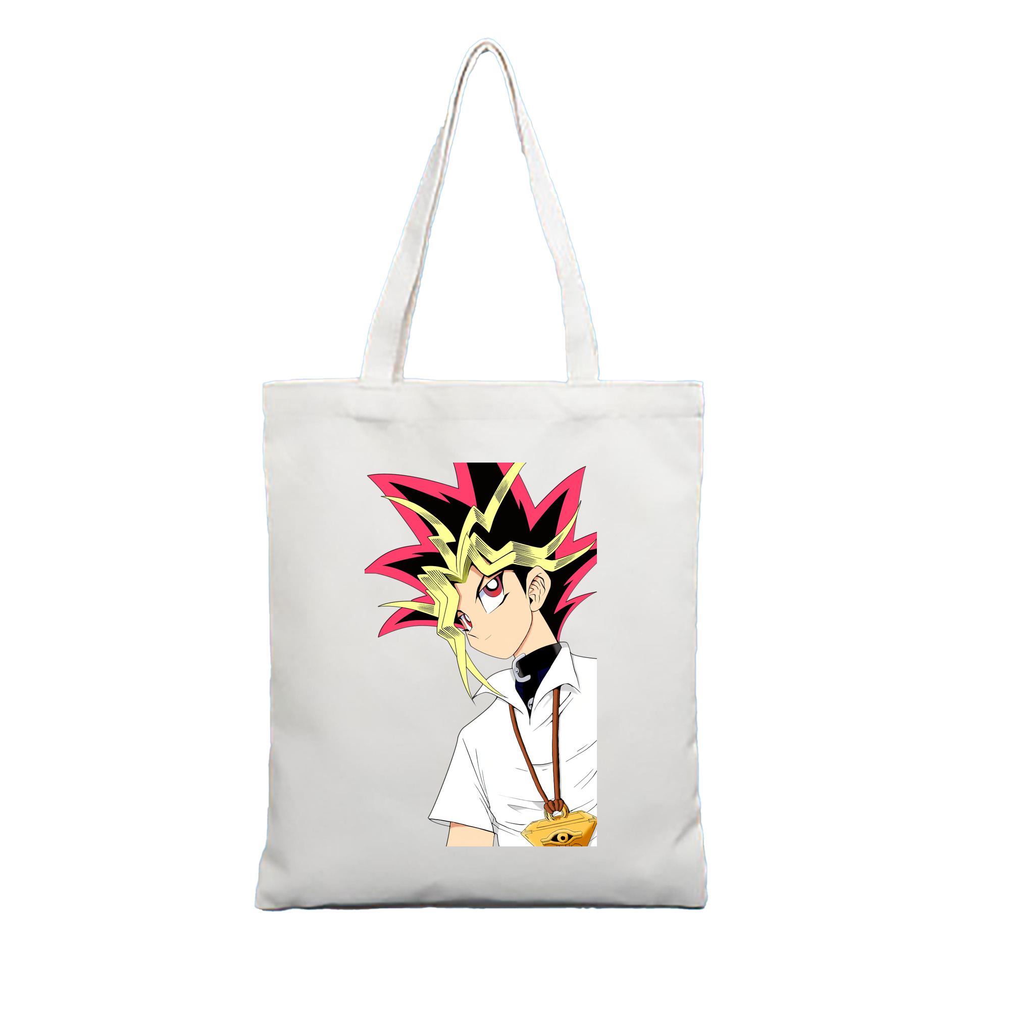 （画像用） 遊☆戯☆王 Yu-Gi-Oh! 縦型キャンバス生地手提げバッグ　トートバッグ