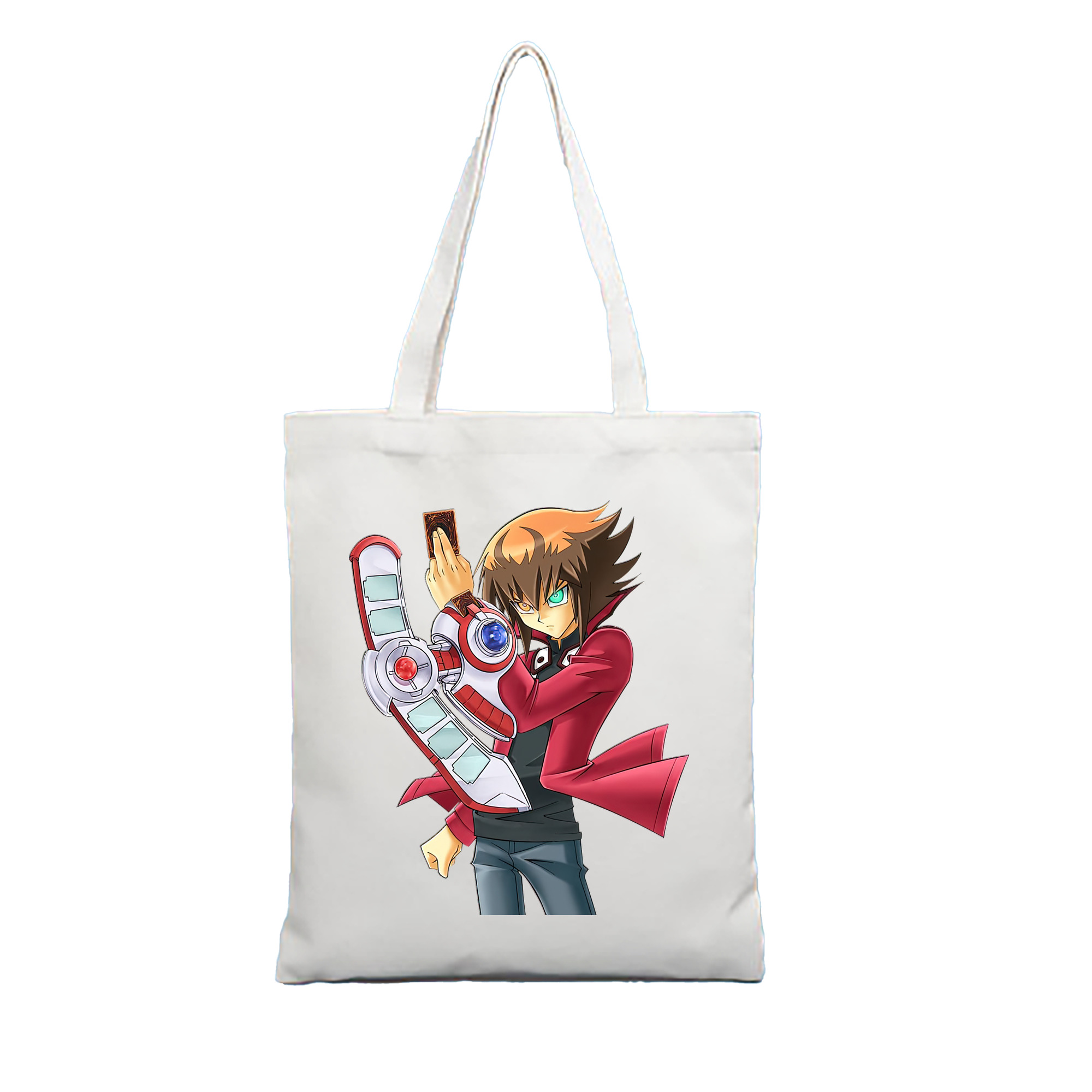 （画像用） 遊☆戯☆王 Yu-Gi-Oh! 縦型キャンバス生地手提げバッグ　トートバッグ