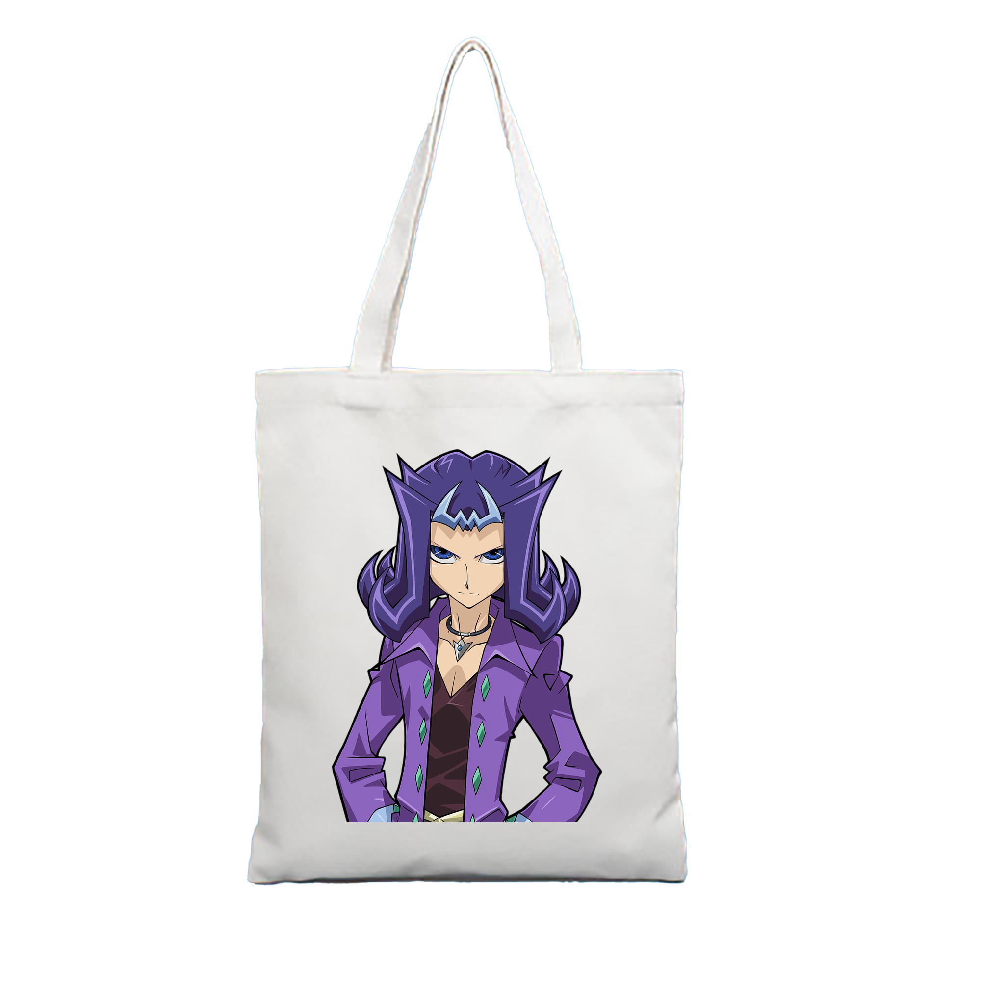 （画像用） 遊☆戯☆王 Yu-Gi-Oh! 縦型キャンバス生地手提げバッグ　トートバッグ