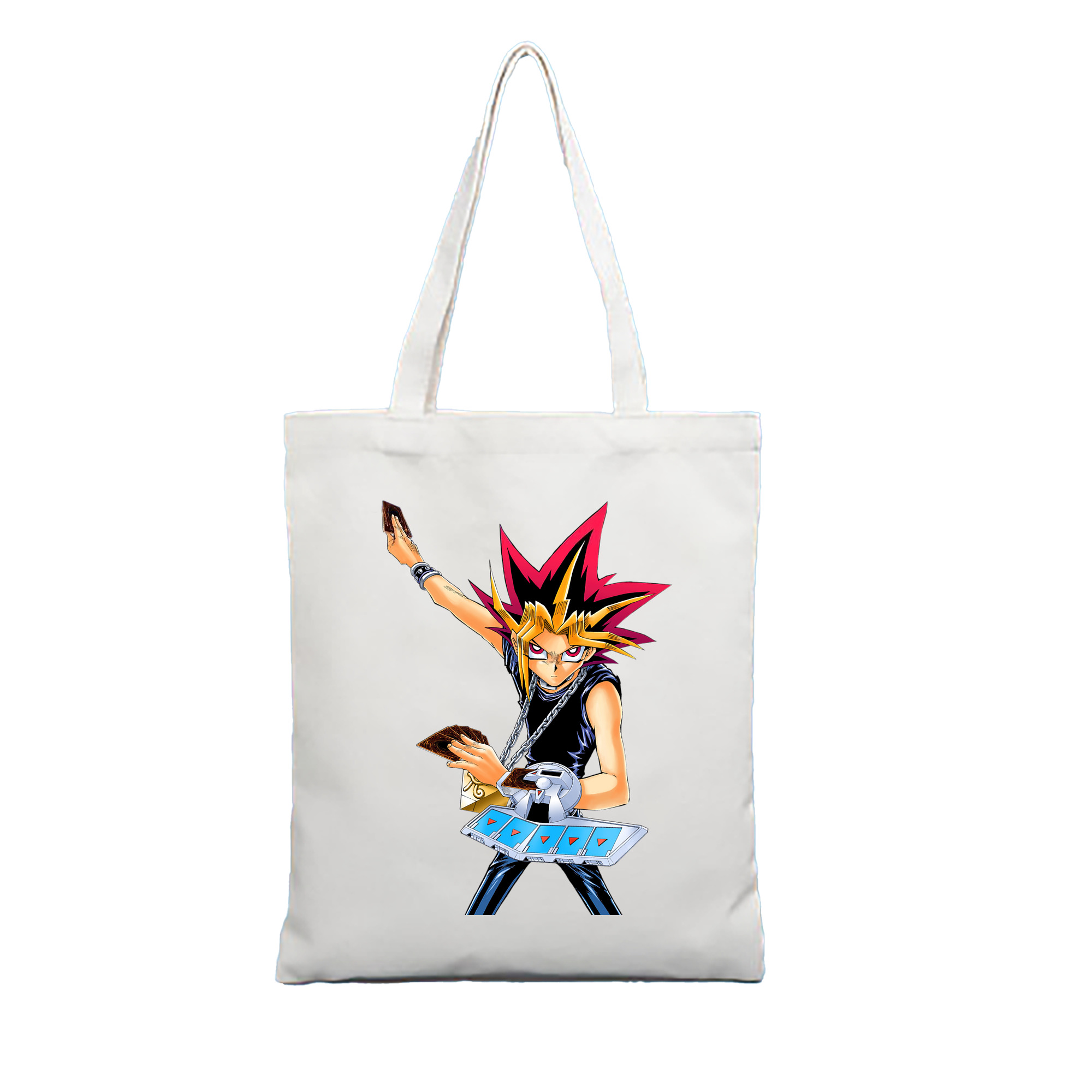（画像用） 遊☆戯☆王 Yu-Gi-Oh! 縦型キャンバス生地手提げバッグ　トートバッグ