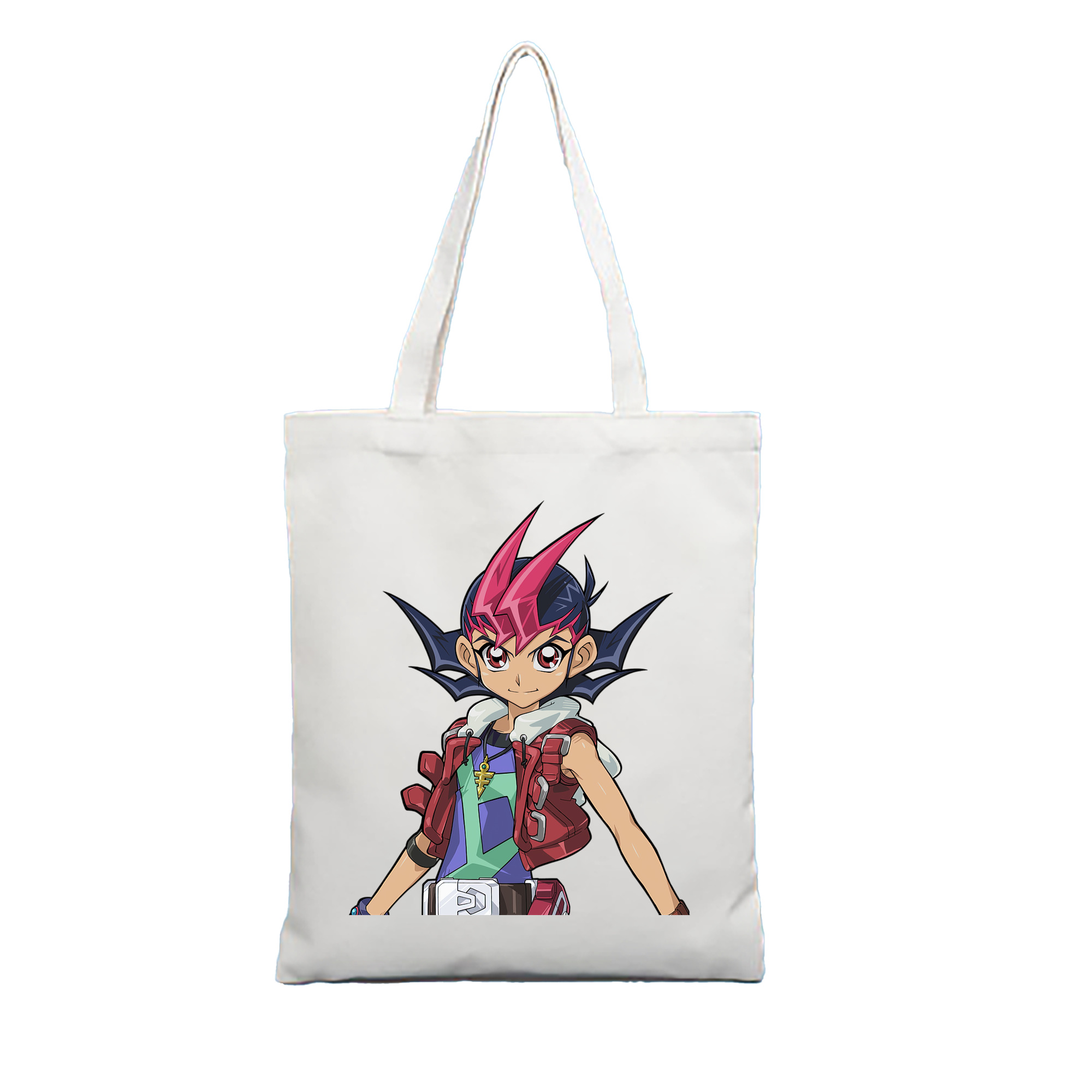 （画像用） 遊☆戯☆王 Yu-Gi-Oh! 縦型キャンバス生地手提げバッグ　トートバッグ