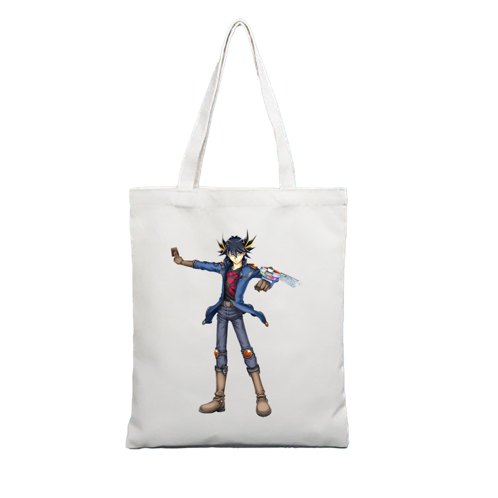 （画像用） 遊☆戯☆王 Yu-Gi-Oh! 縦型キャンバス生地手提げバッグ　トートバッグ