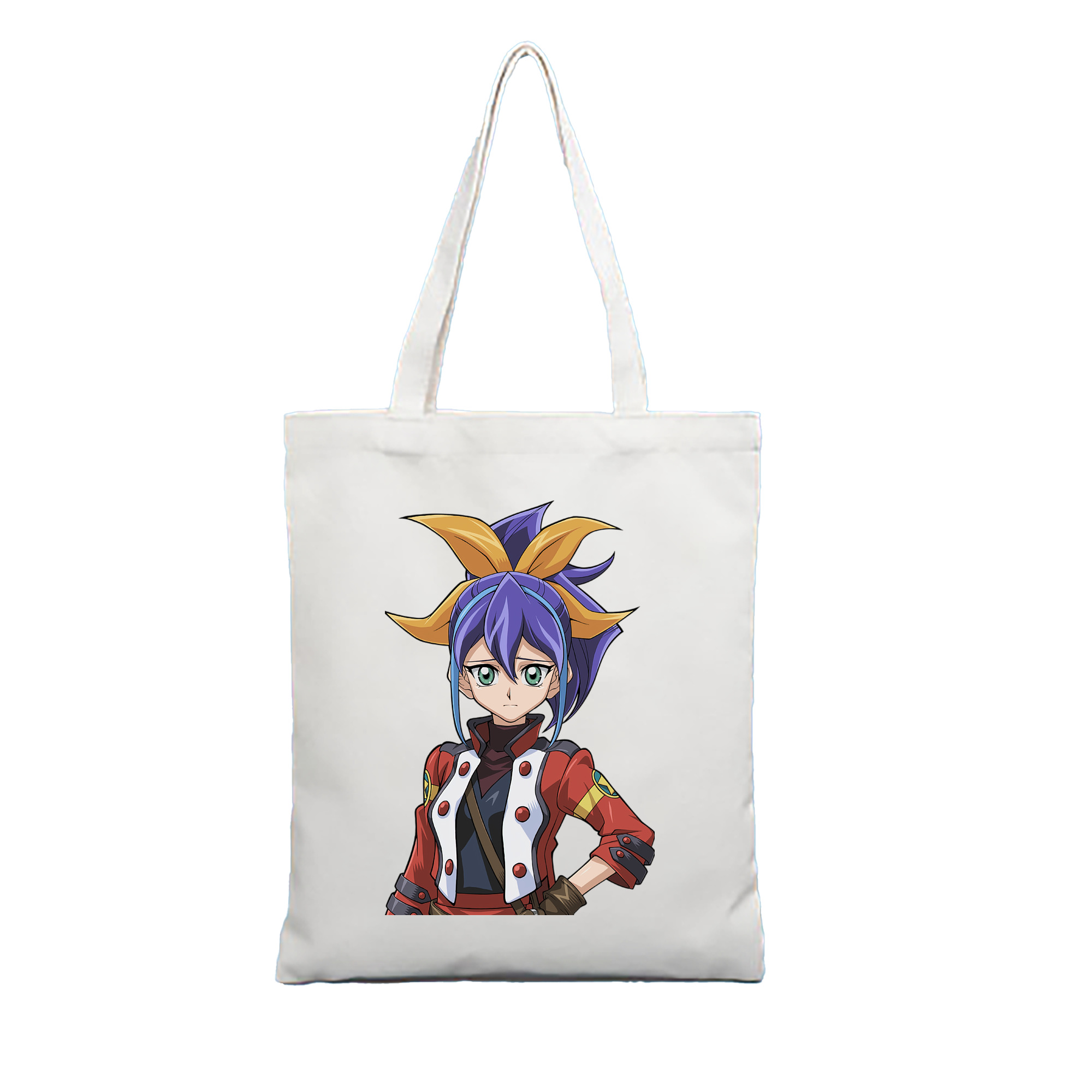 （画像用） 遊☆戯☆王 Yu-Gi-Oh! 縦型キャンバス生地手提げバッグ　トートバッグ