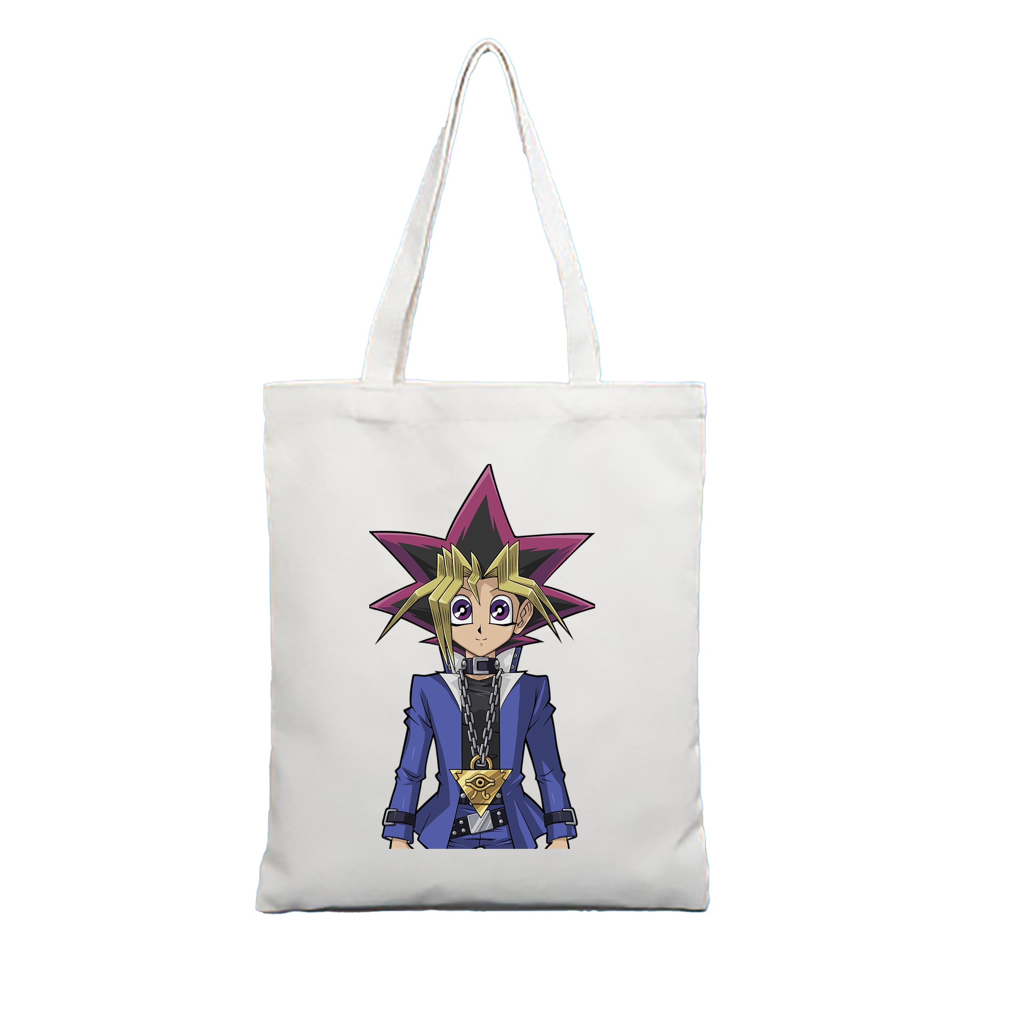 （画像用） 遊☆戯☆王 Yu-Gi-Oh! 縦型キャンバス生地手提げバッグ　トートバッグ