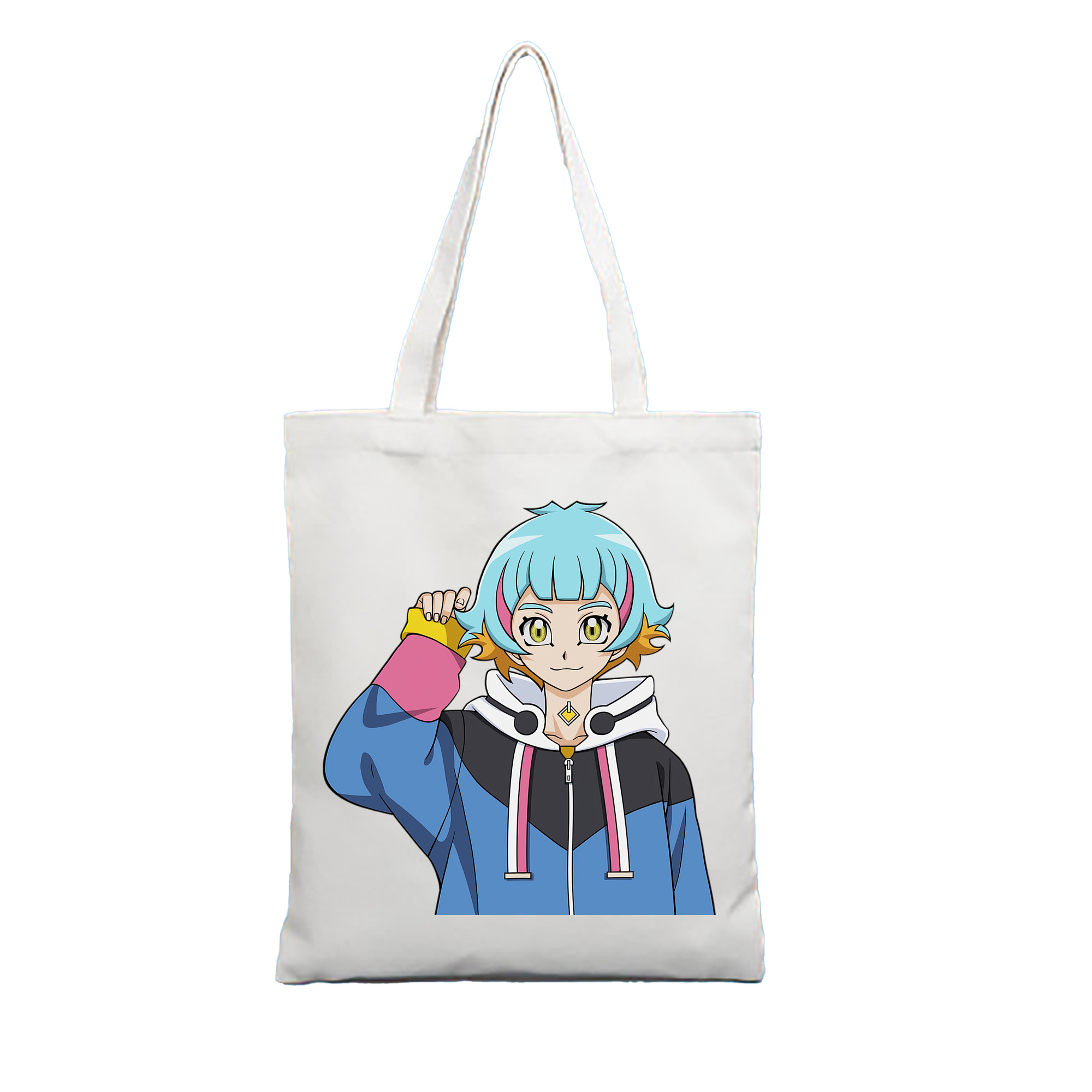 （画像用） 遊☆戯☆王 Yu-Gi-Oh! 縦型キャンバス生地手提げバッグ　トートバッグ