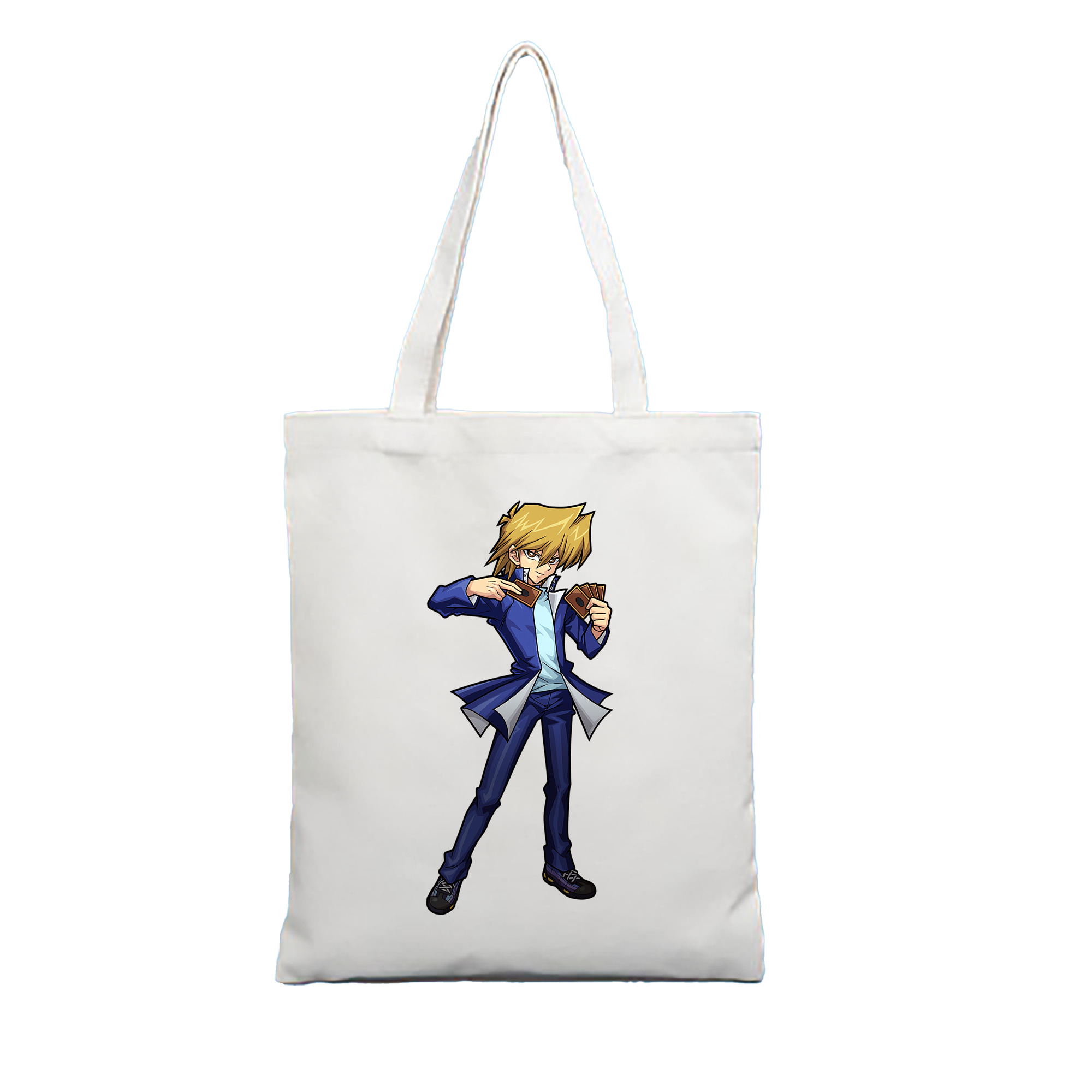 （画像用） 遊☆戯☆王 Yu-Gi-Oh! 縦型キャンバス生地手提げバッグ　トートバッグ